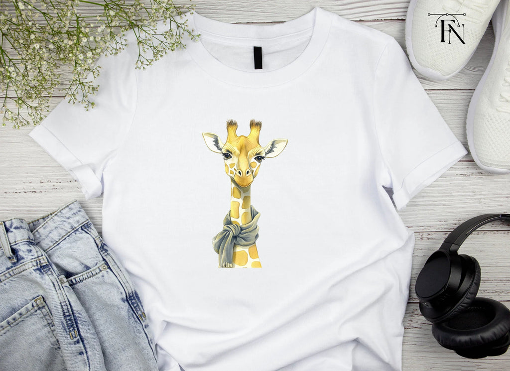 Chic Giraffe with Scarf Clipart Bundle