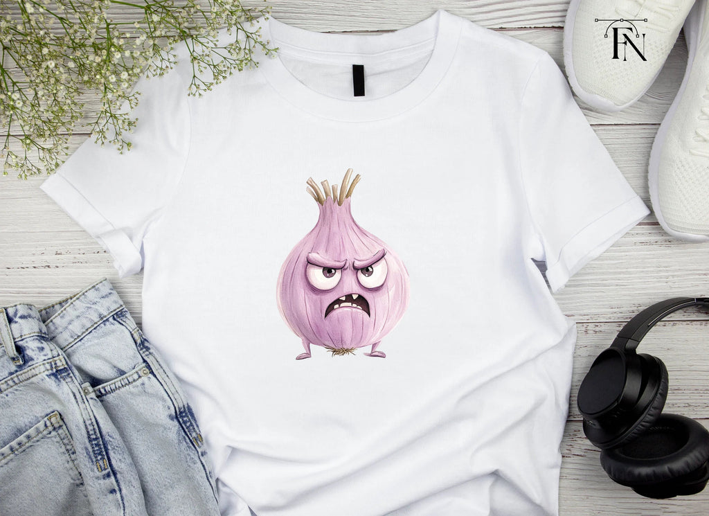 Angry Purple Onion Clipart Bundle