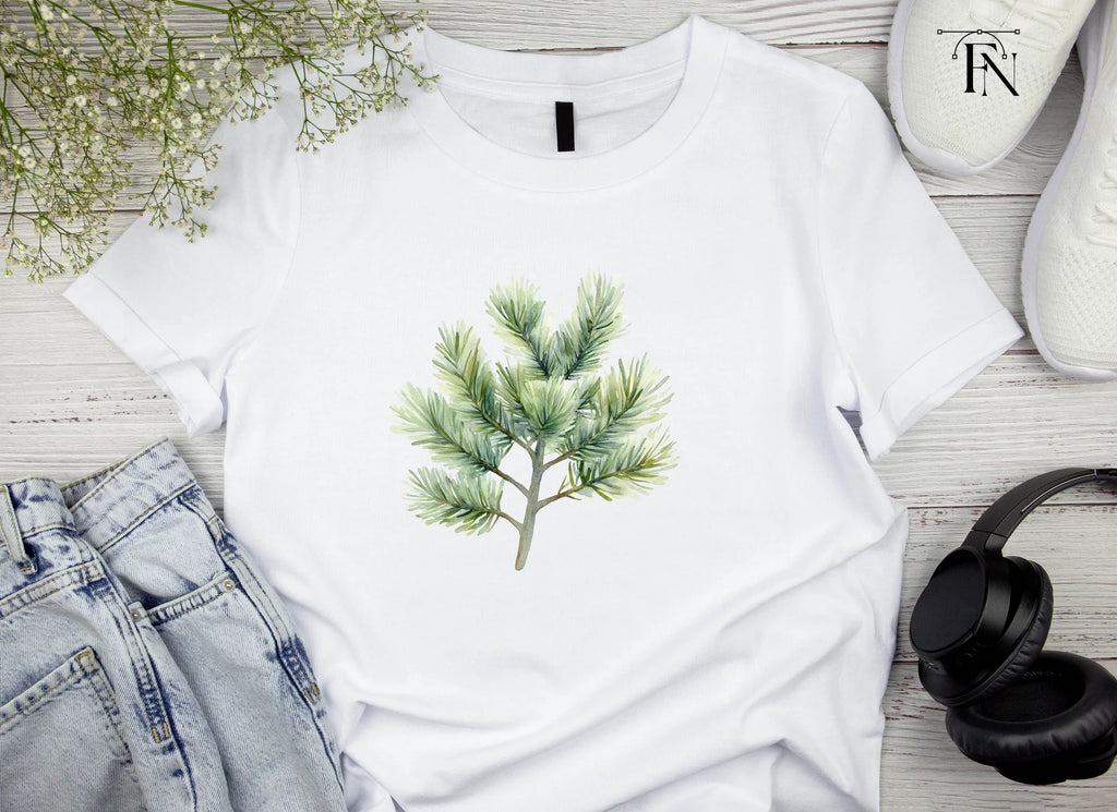 Pine Branch Clipart Bundle