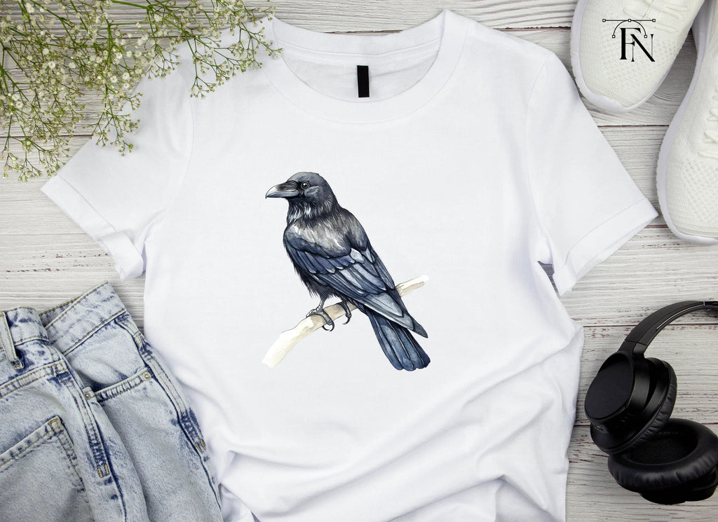 Black Raven Clipart Bundle