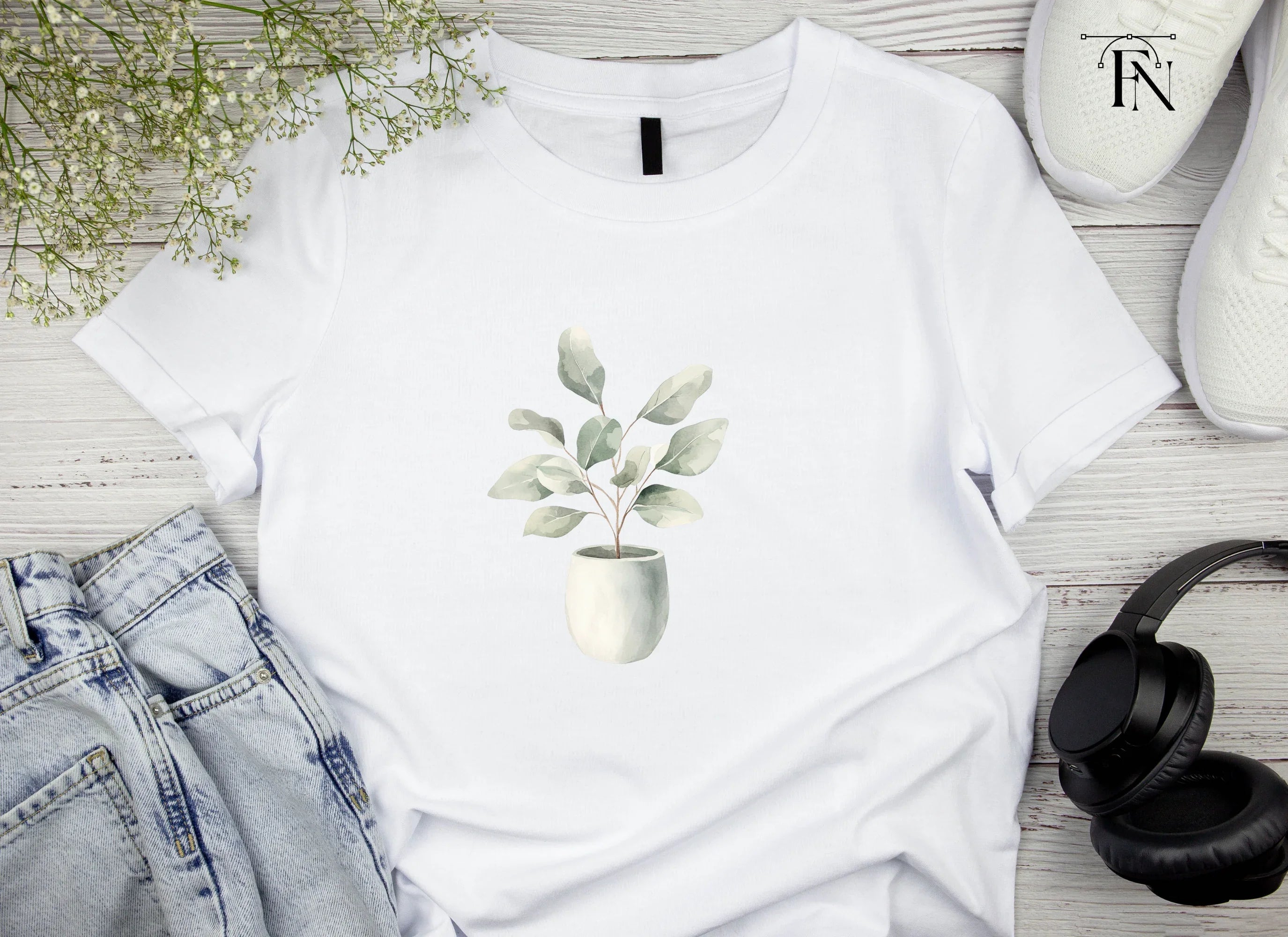 Potted Plant Clipart Bundle