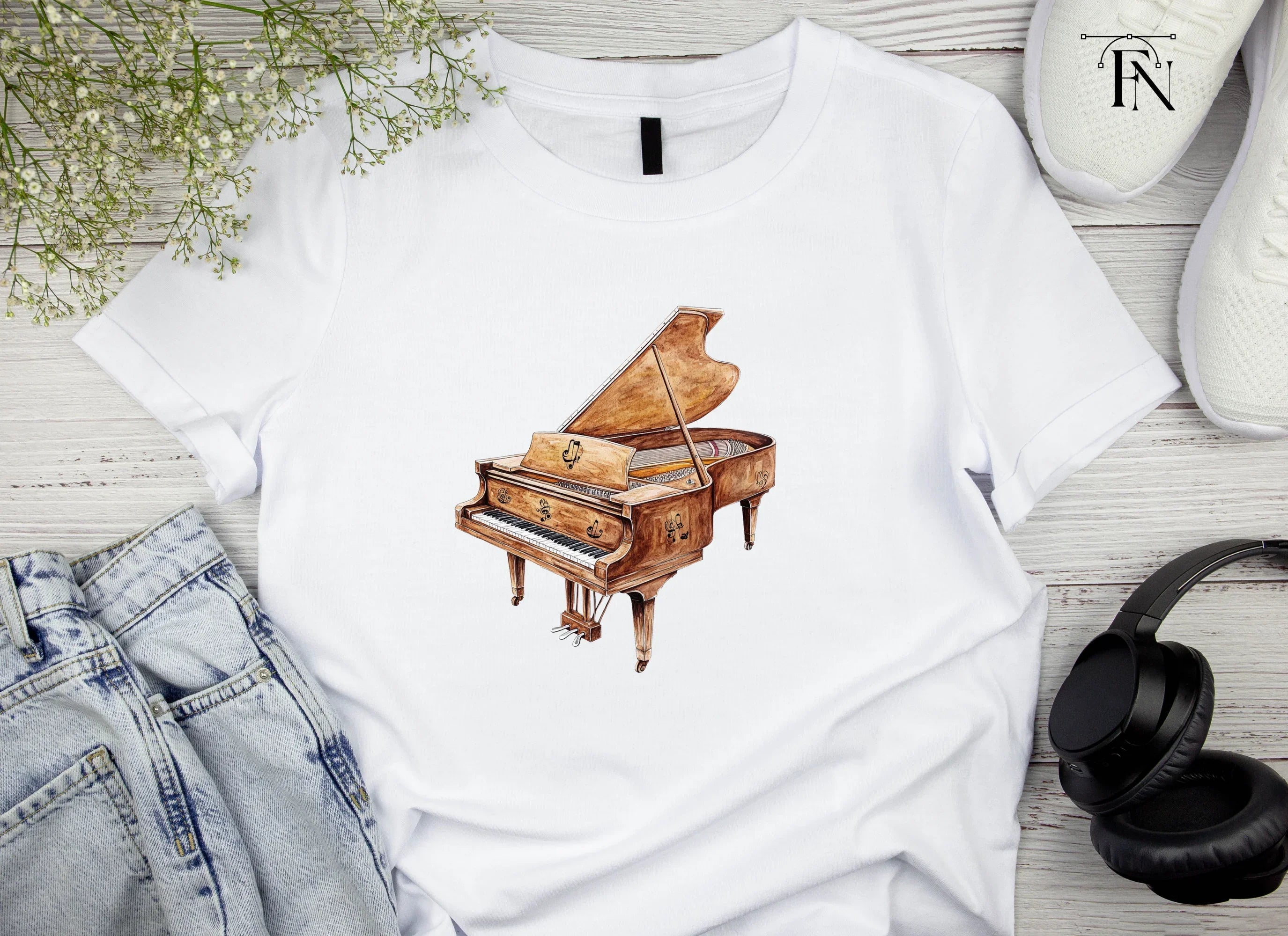 Grand Piano Clipart Bundle
