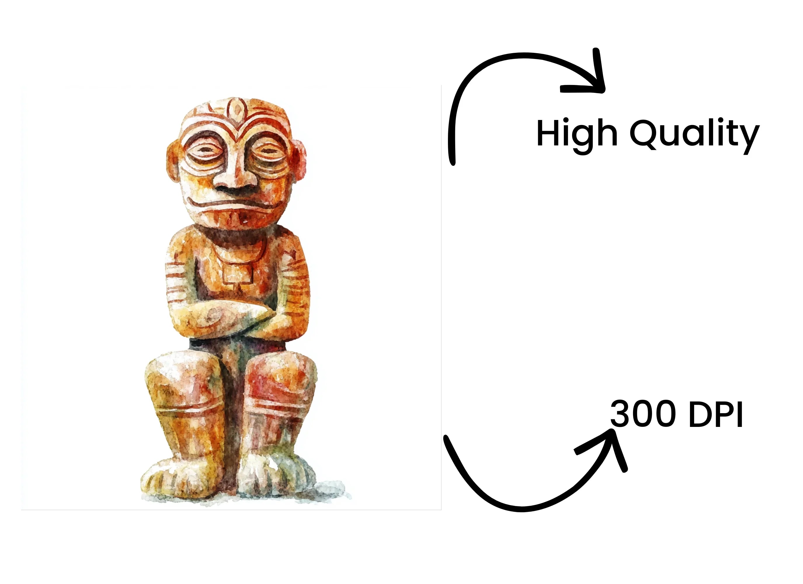 Ancient Tribal Totem Clipart Bundle