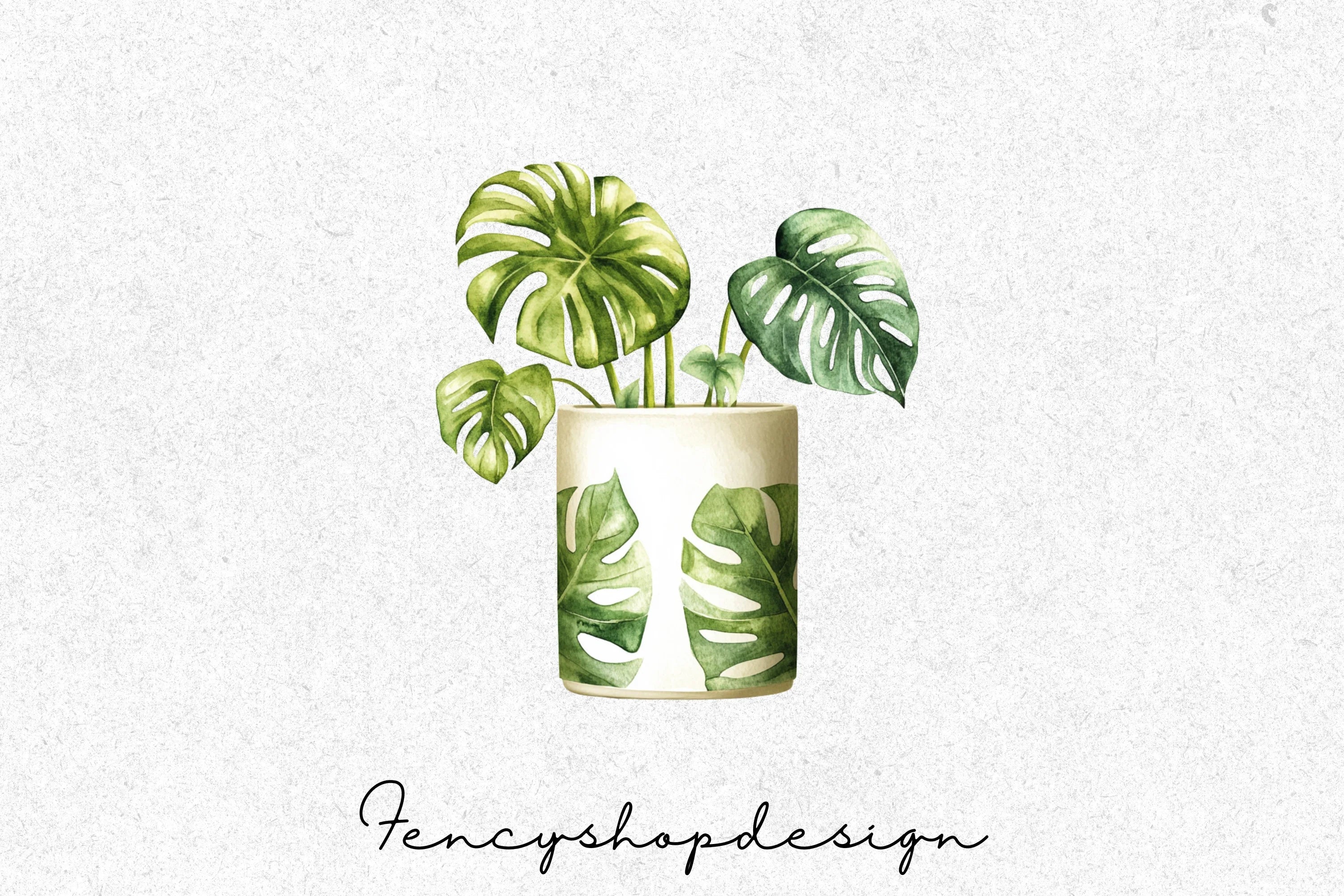 Potted Plants Clipart Bundle