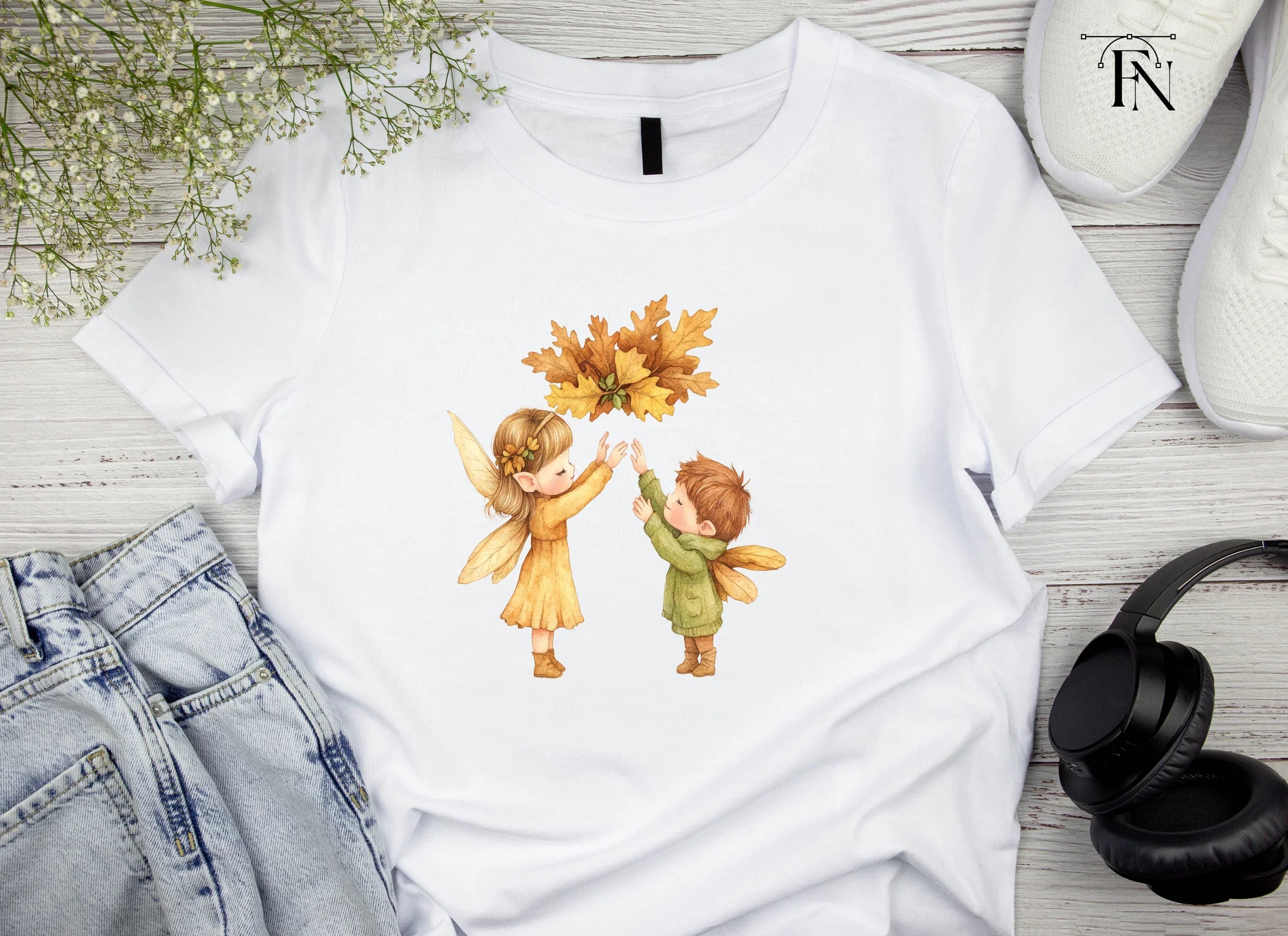 Autumn Fairy Clipart Bundle