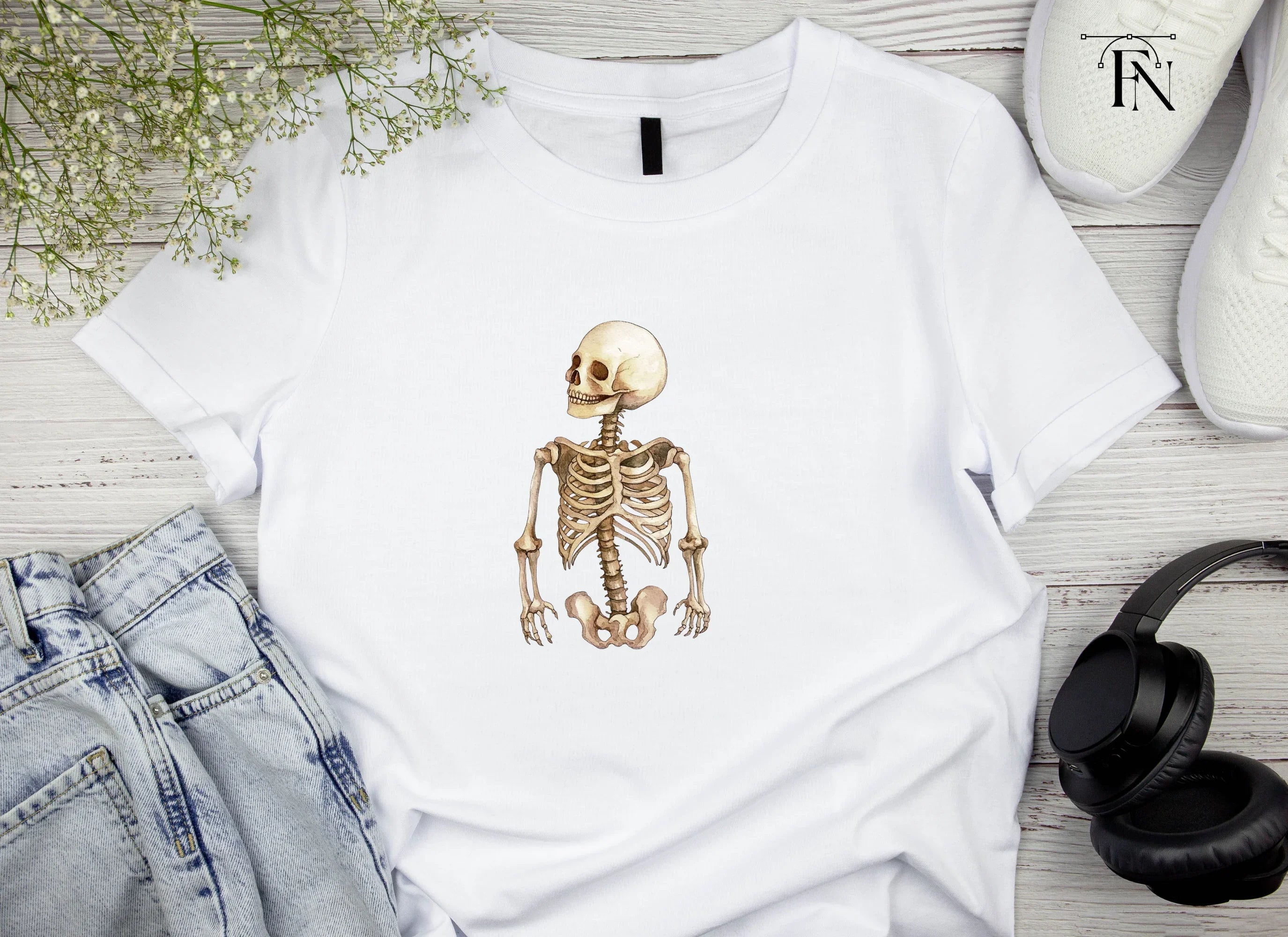 Human Skeleton Clipart Bundle