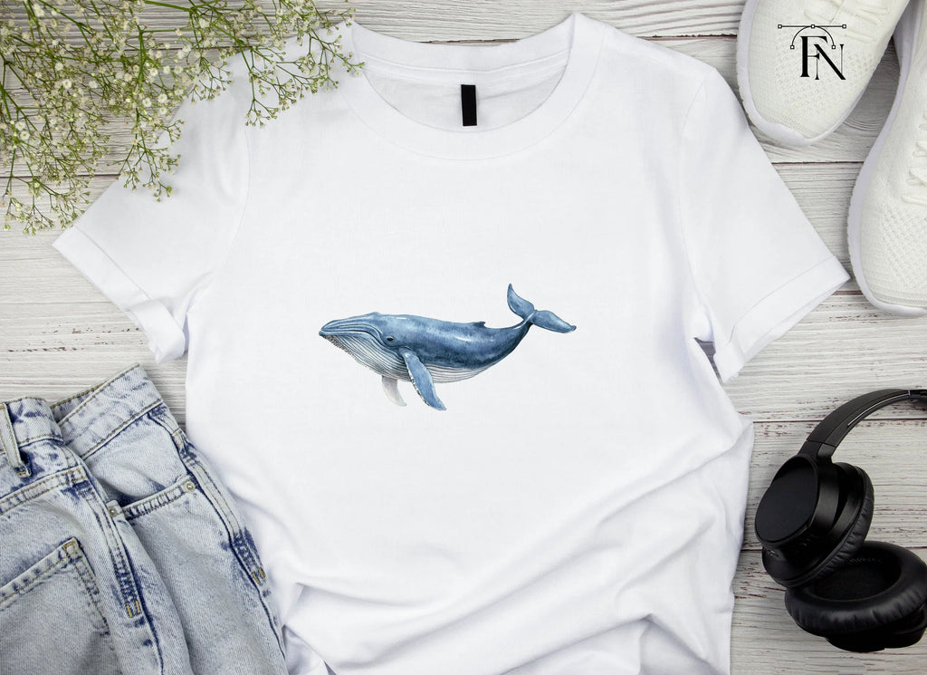 Blue Whales Clipart Bundle