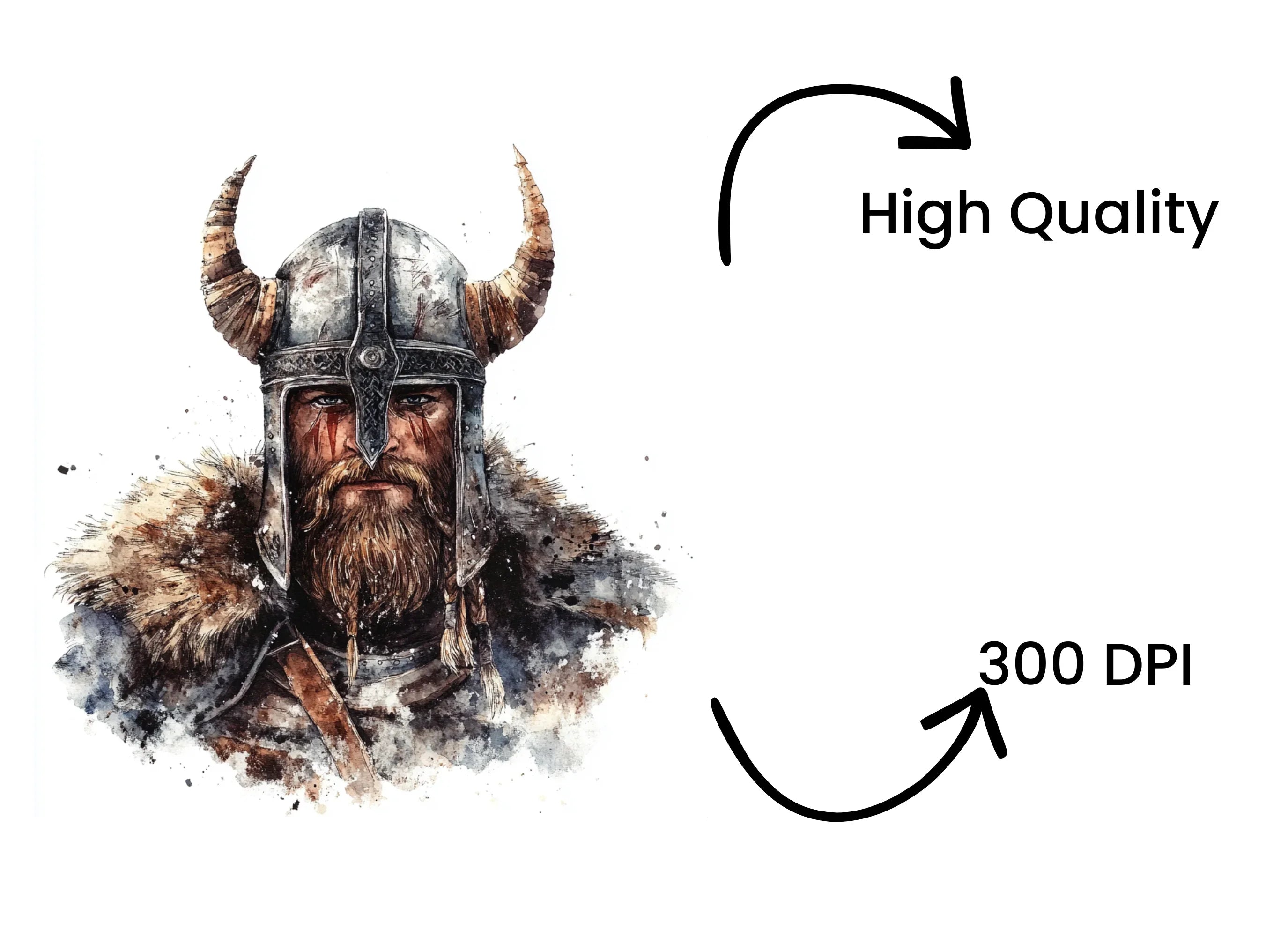 Norsemen With Shields Clipart Bundle