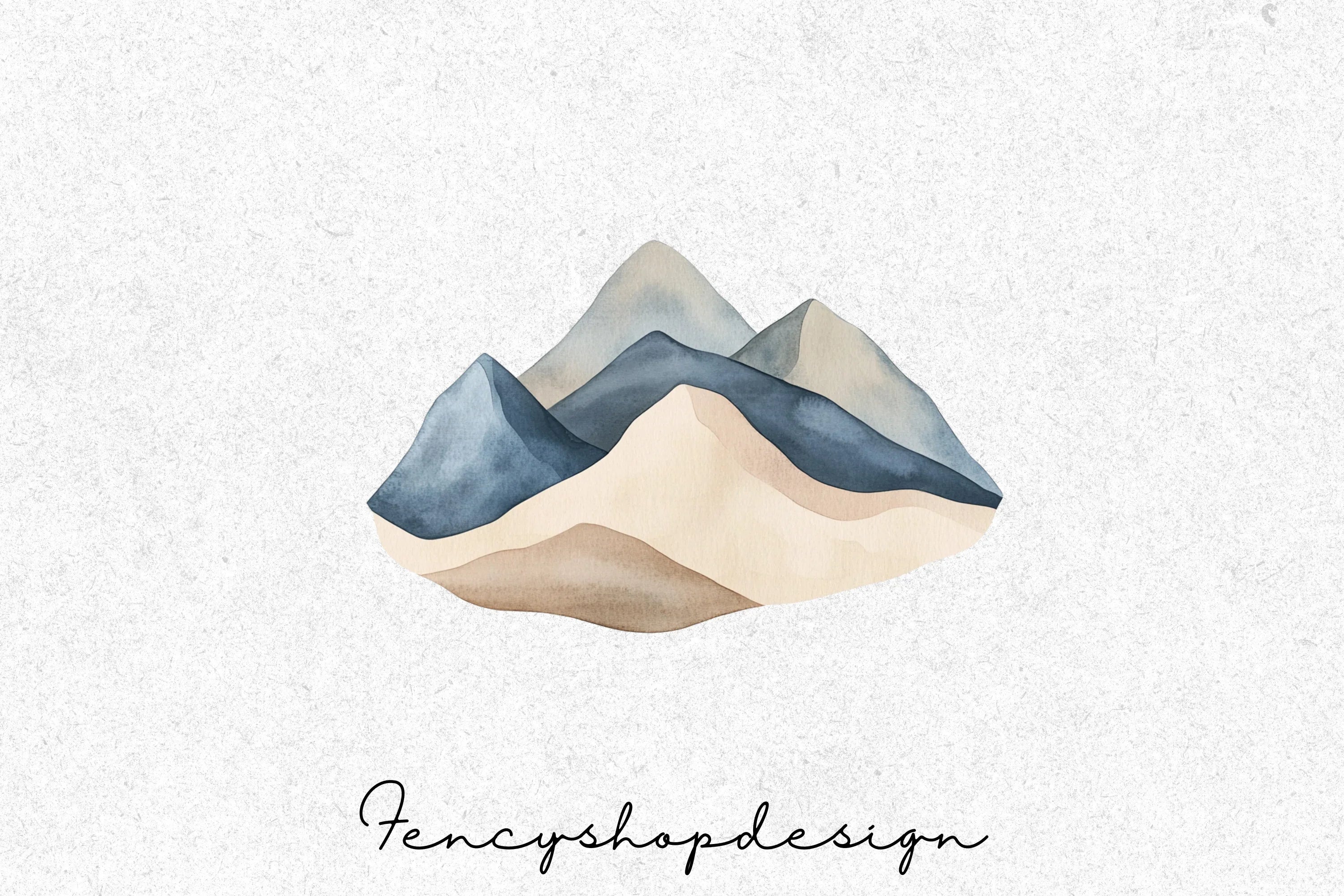 Serene Mountain Clipart Bundle