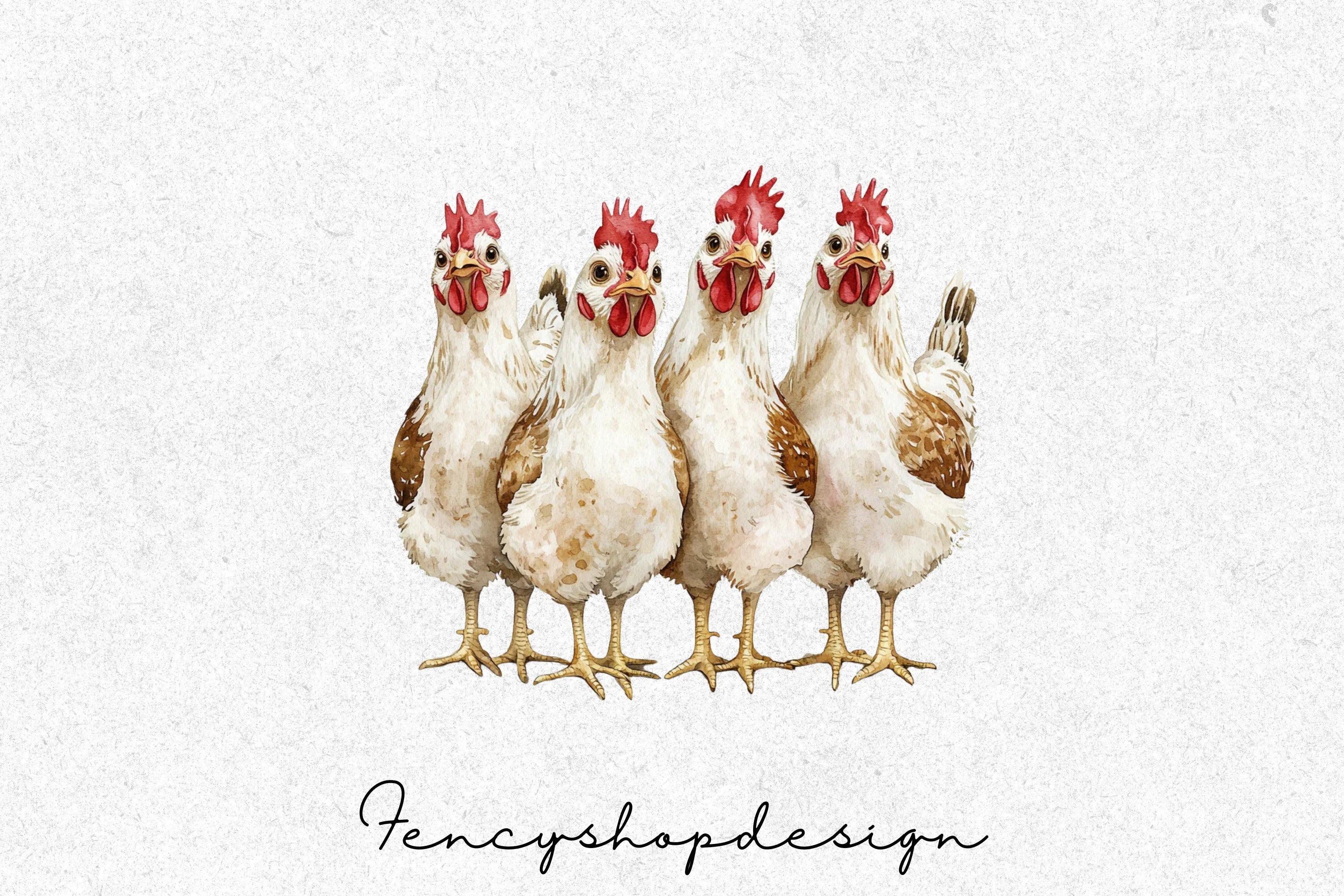 Cute Chicks and Farm Chickens Clipart Bundle
