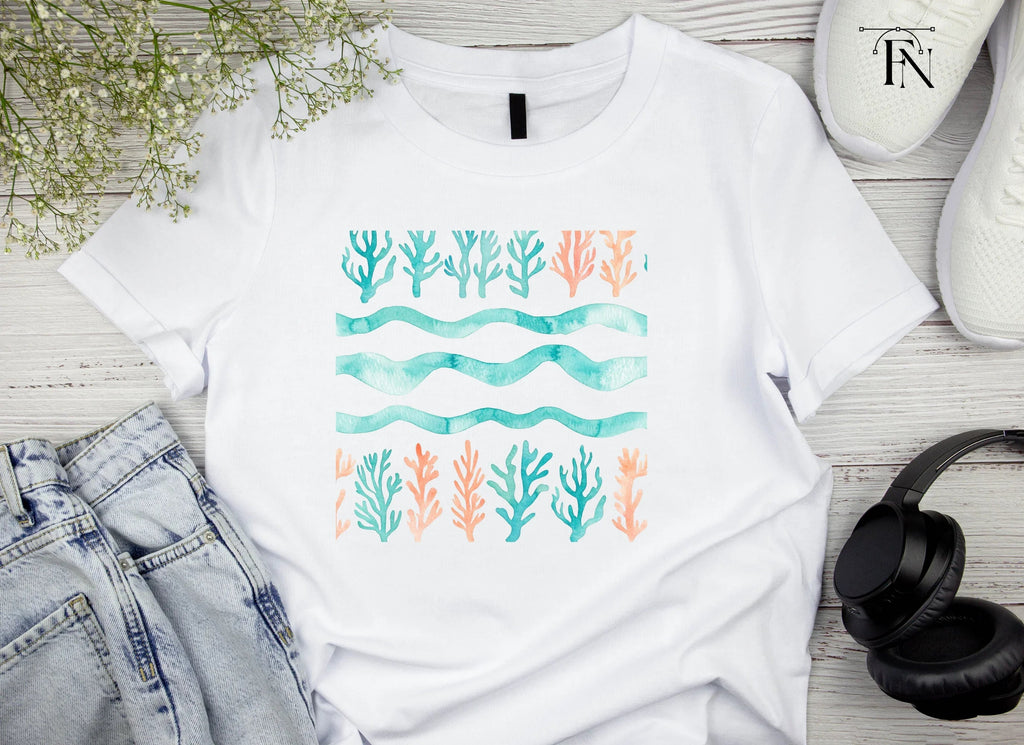 Coral Reef Pattern Clipart Bundle