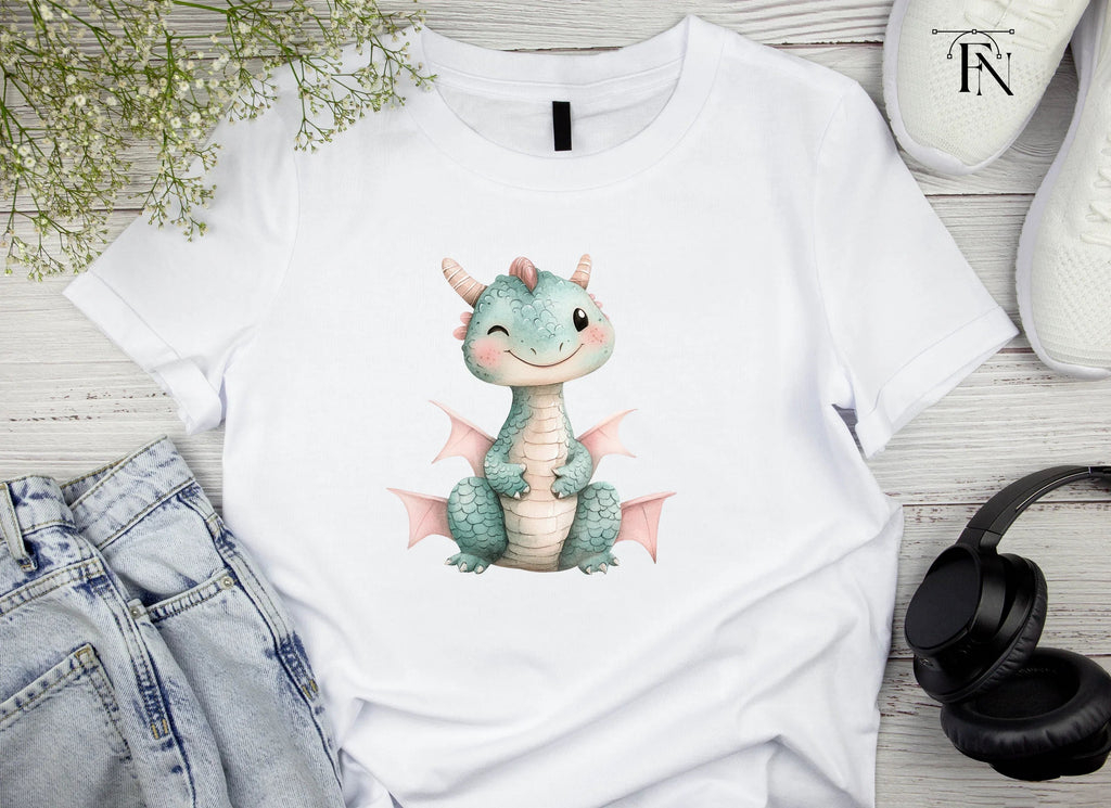 Adorable Cartoon Dragon Illustrations Clipart Bundle
