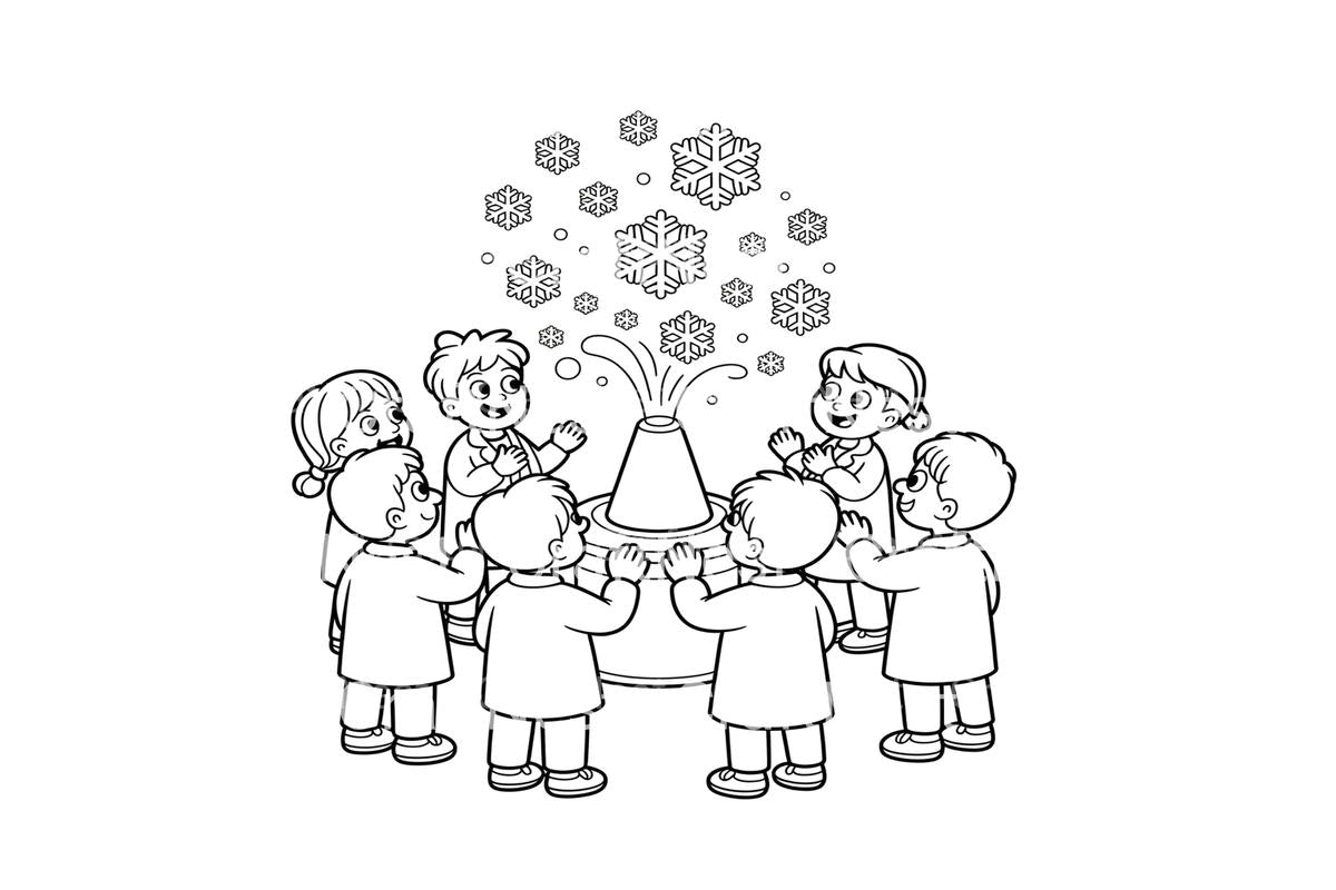 Snowflake Machine Coloring Books