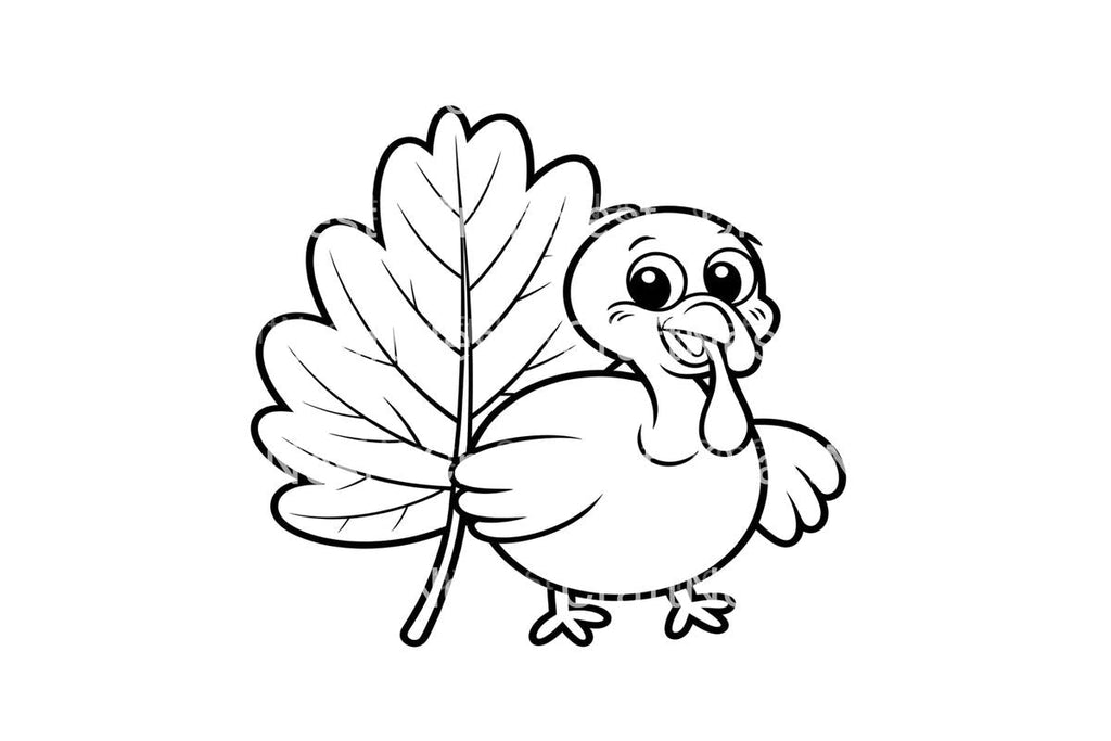 Cute Thanksgiving Turkey Coloring Books