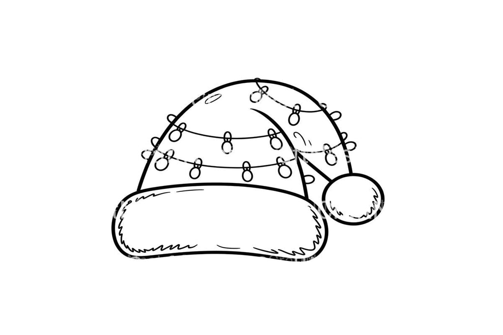 Santa Hats Christmas Coloring Books