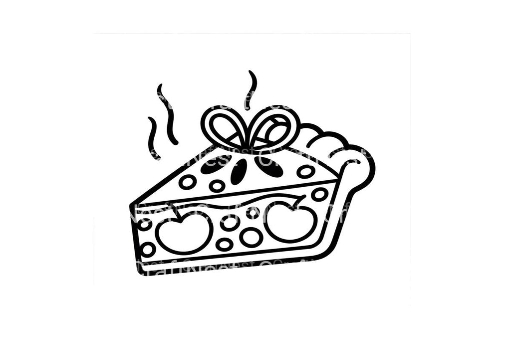 Cute Pie Slices Coloring Books