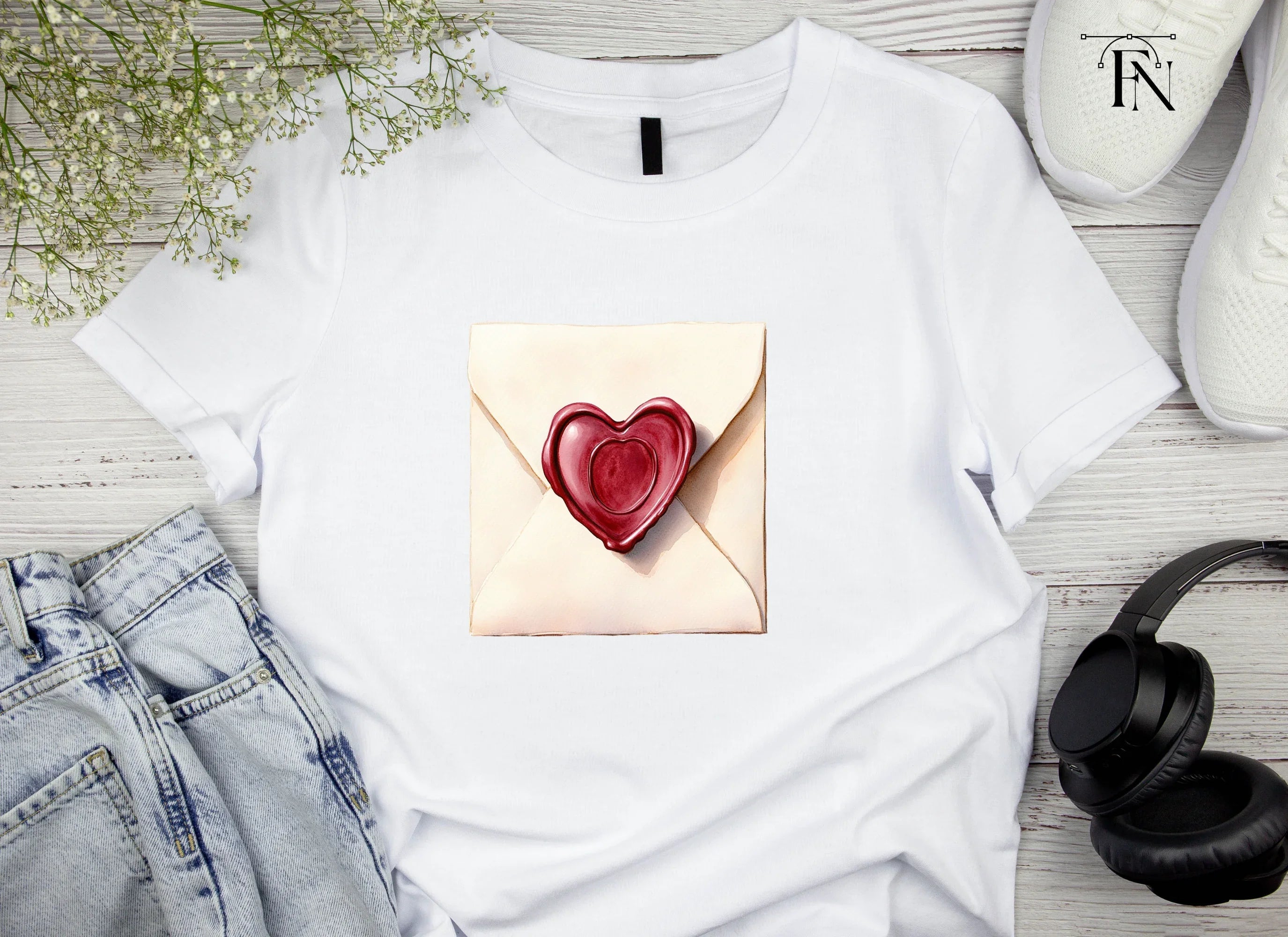 Love Letter Wax Seal Clipart Bundle