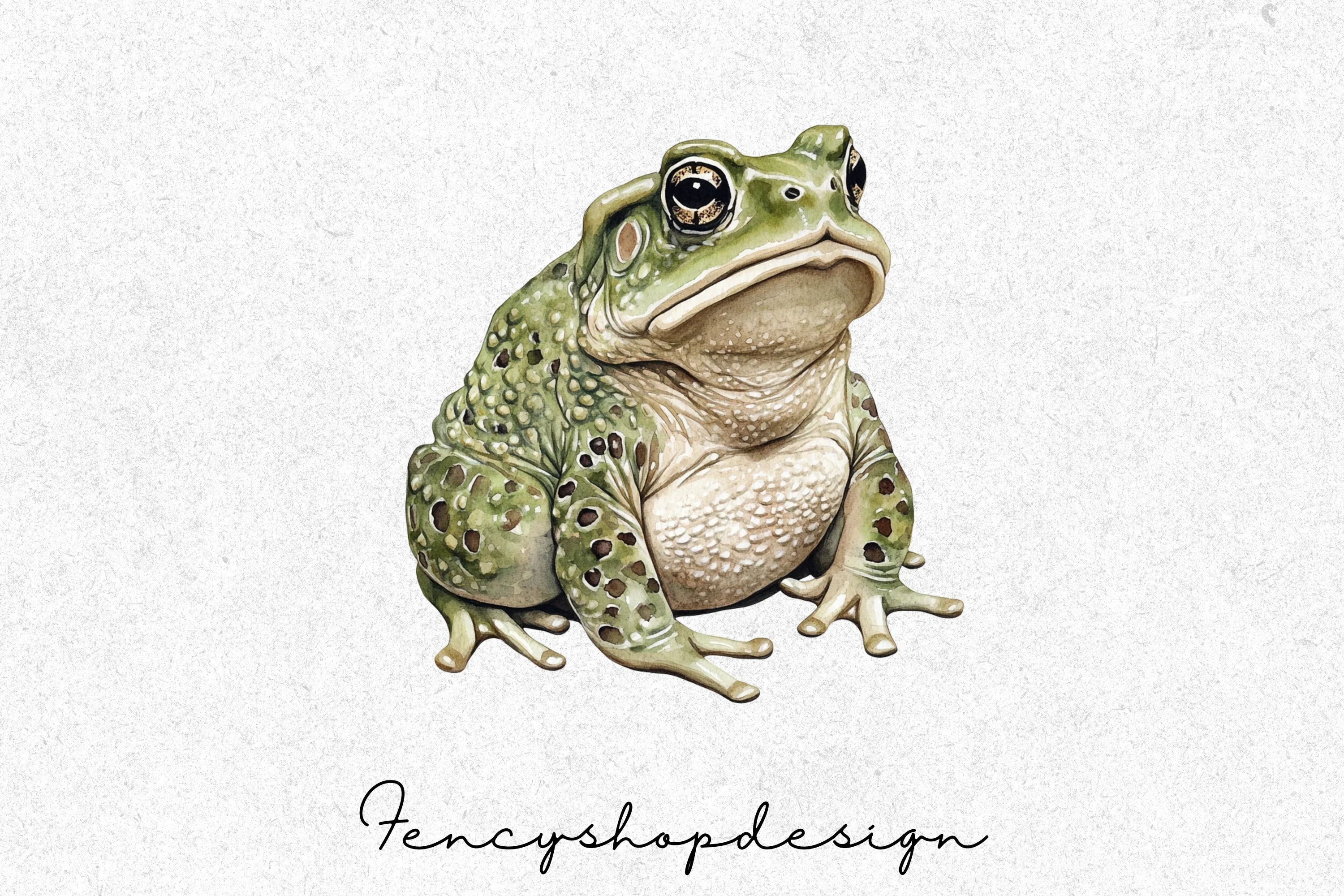Realistic Toad Clipart Bundle