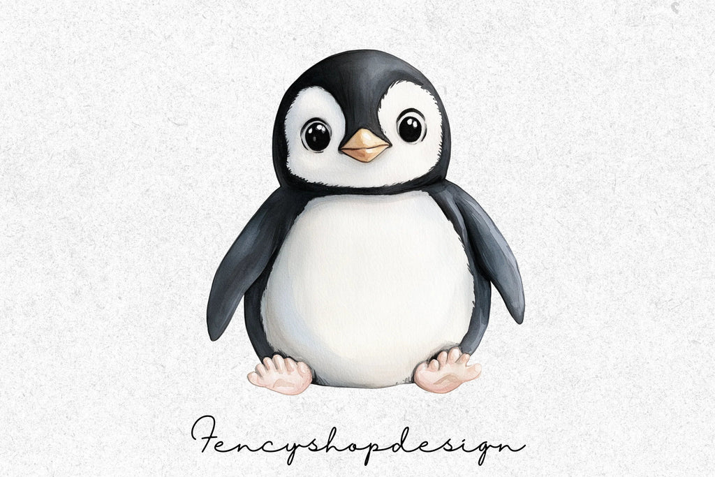 Adorable Penguin Clipart Bundle