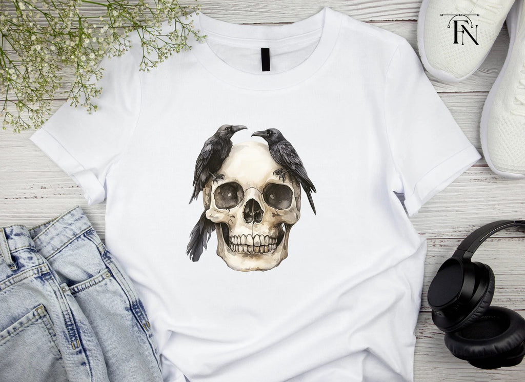 Skull and Raven Clipart Bundle