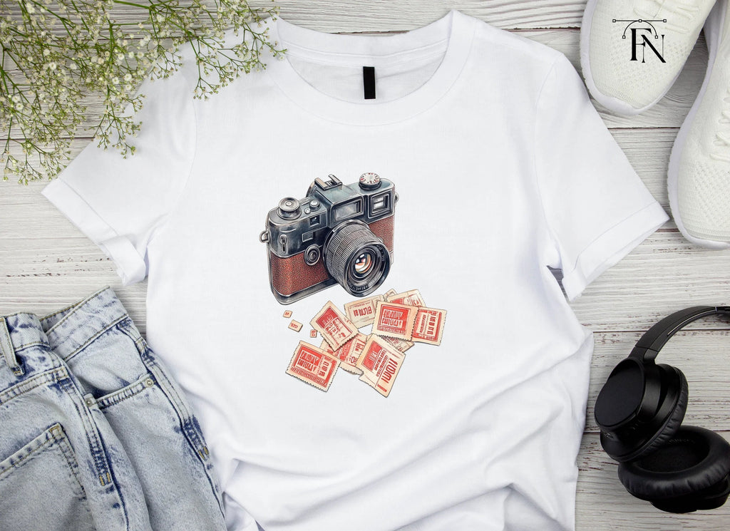 Vintage Camera Stamp Clipart Bundle
