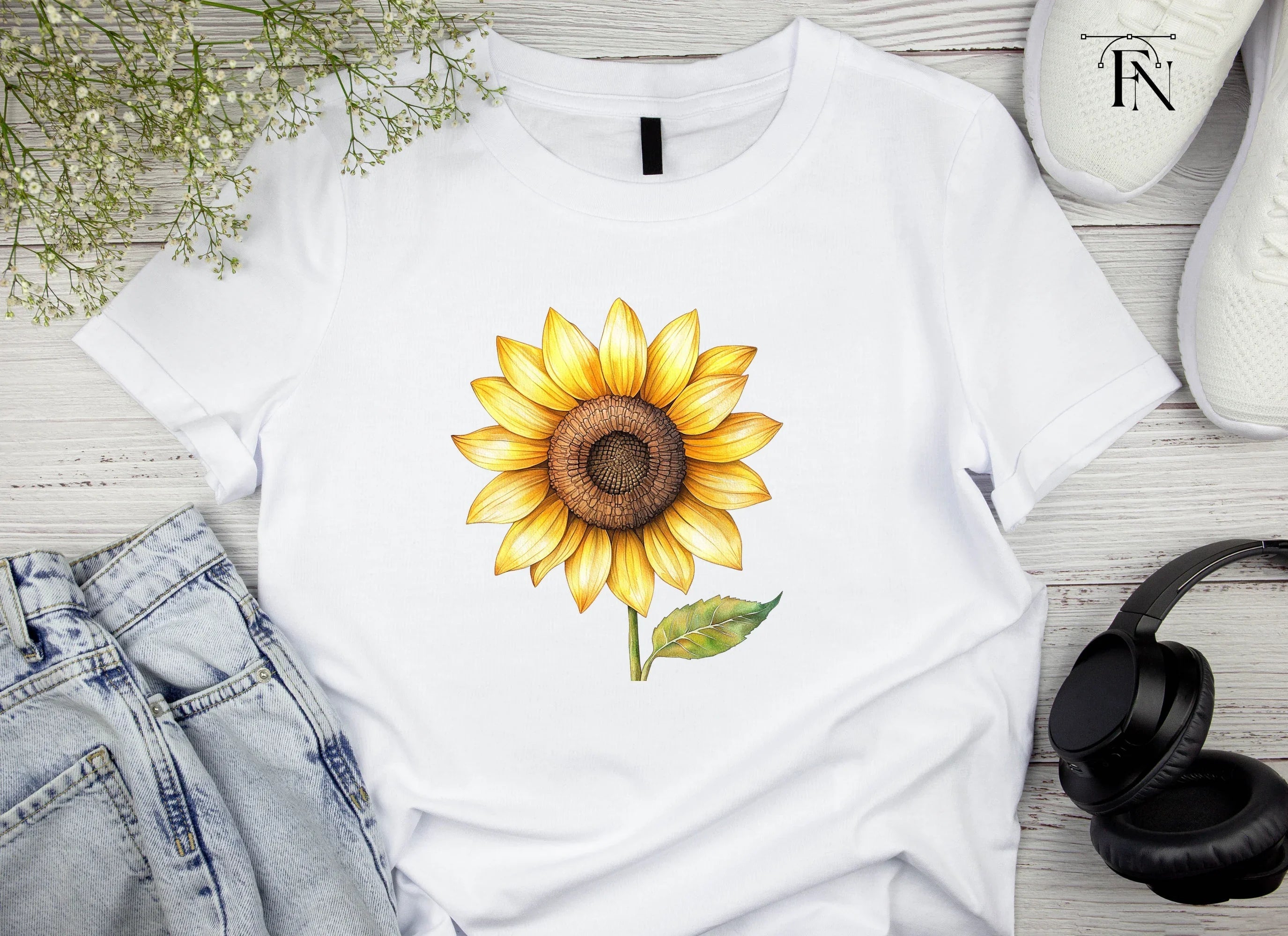 Sunflower Clipart Bundle