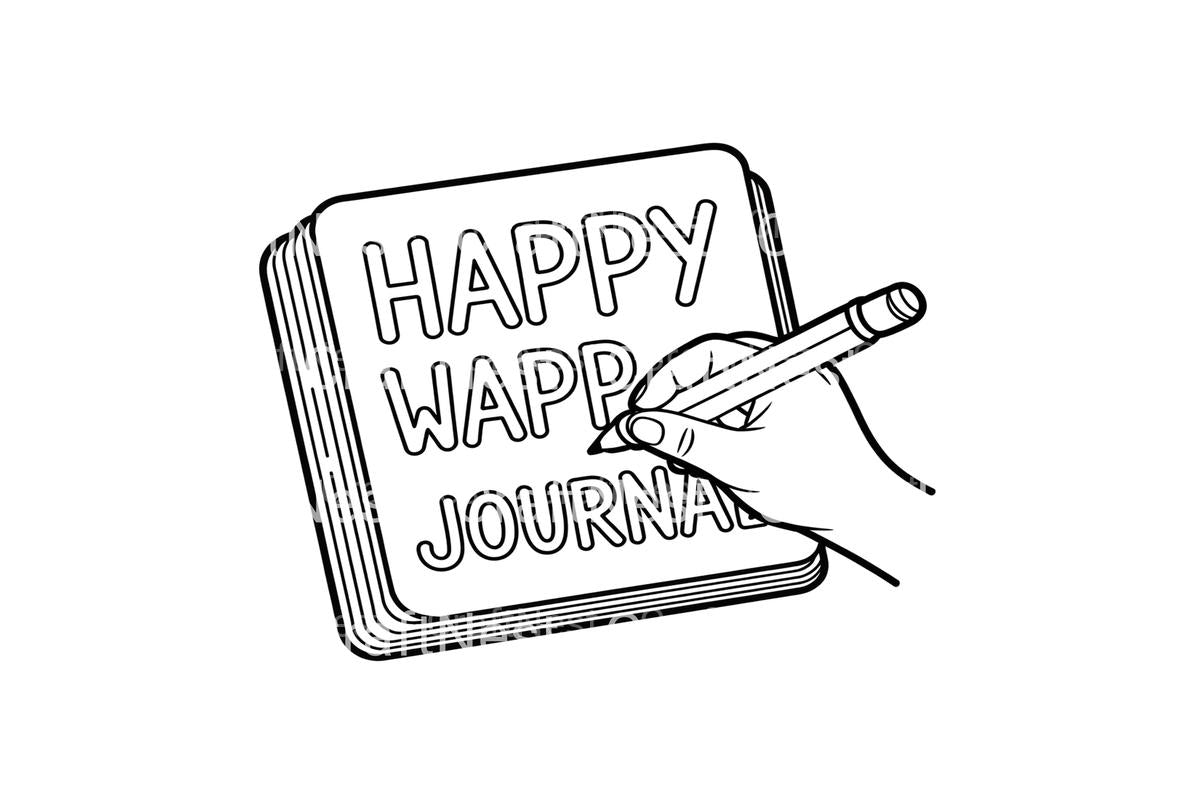 Happy Journaling Fun Journal Coloring Books