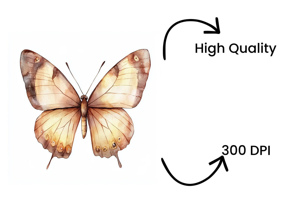 Elegant Butterfly Clipart Bundle
