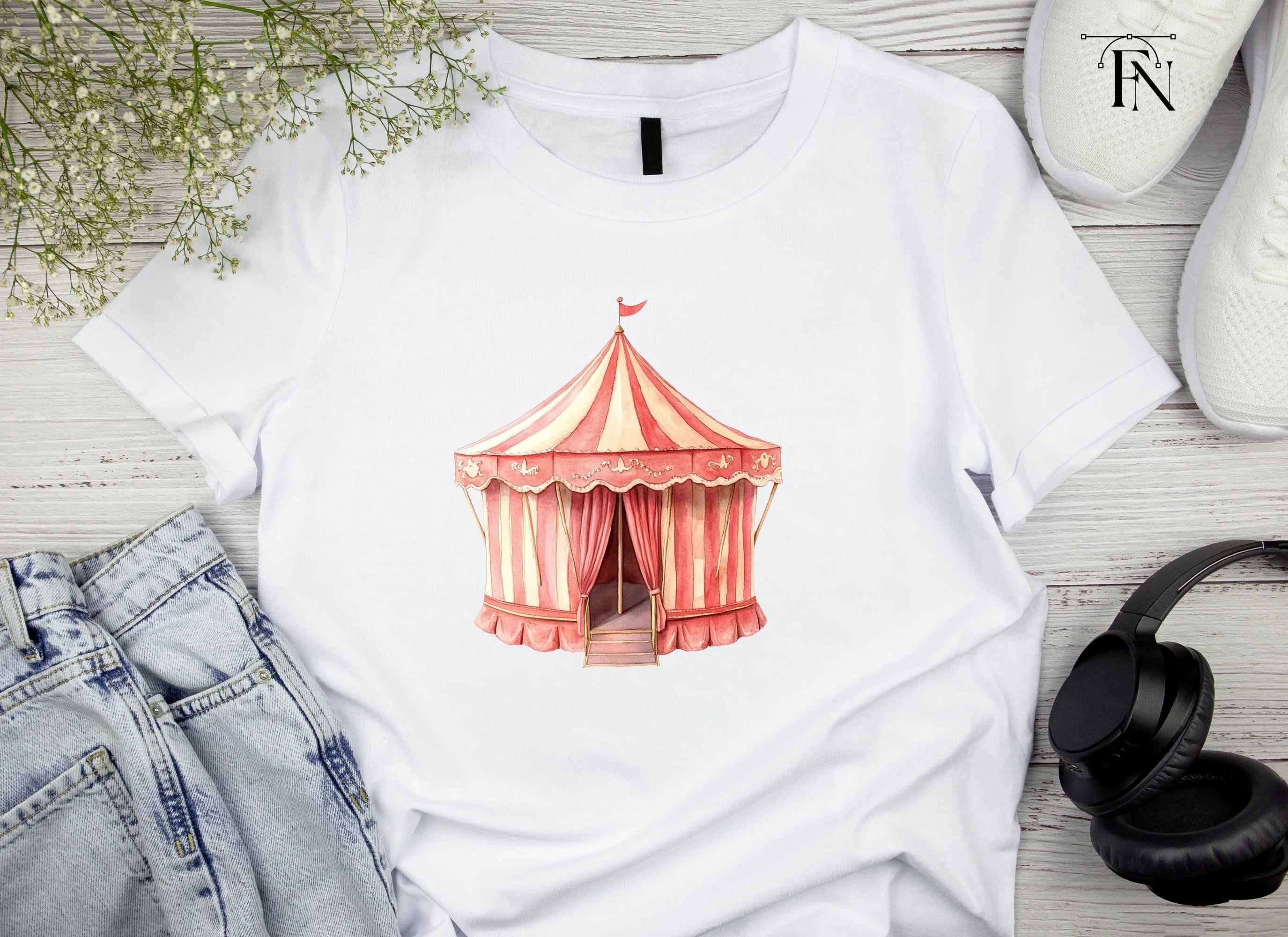 Circus Tent Clipart Bundle
