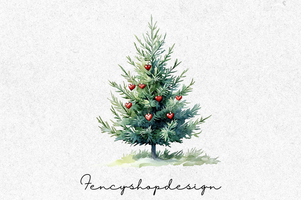 Christmas Tree Clipart Bundle