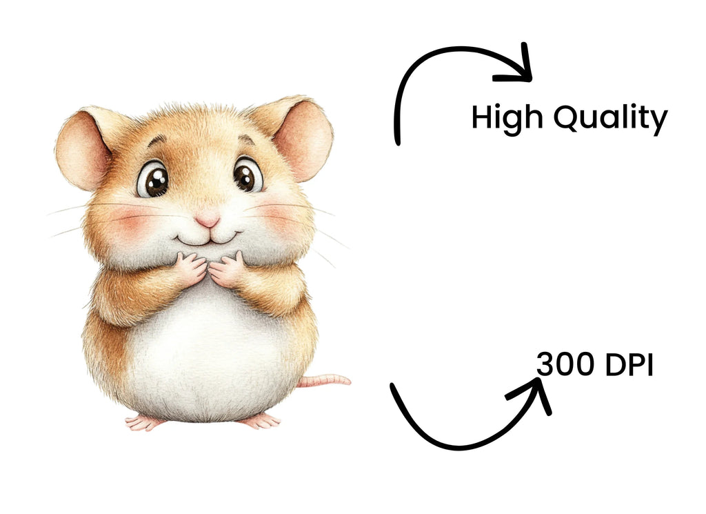Charming Hamster Clipart Bundle