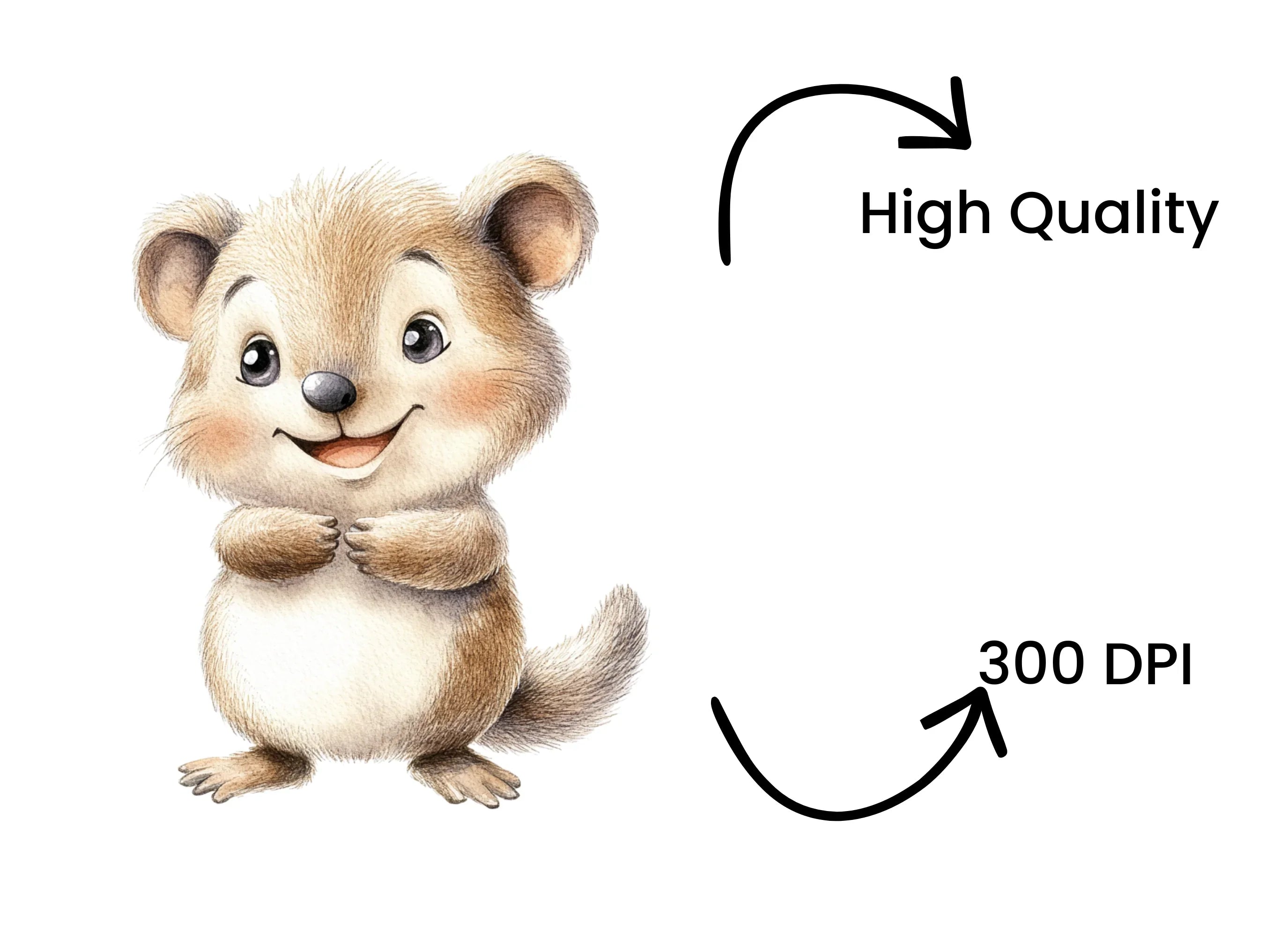 Cute Hamster and Mouse Clipart Bundle