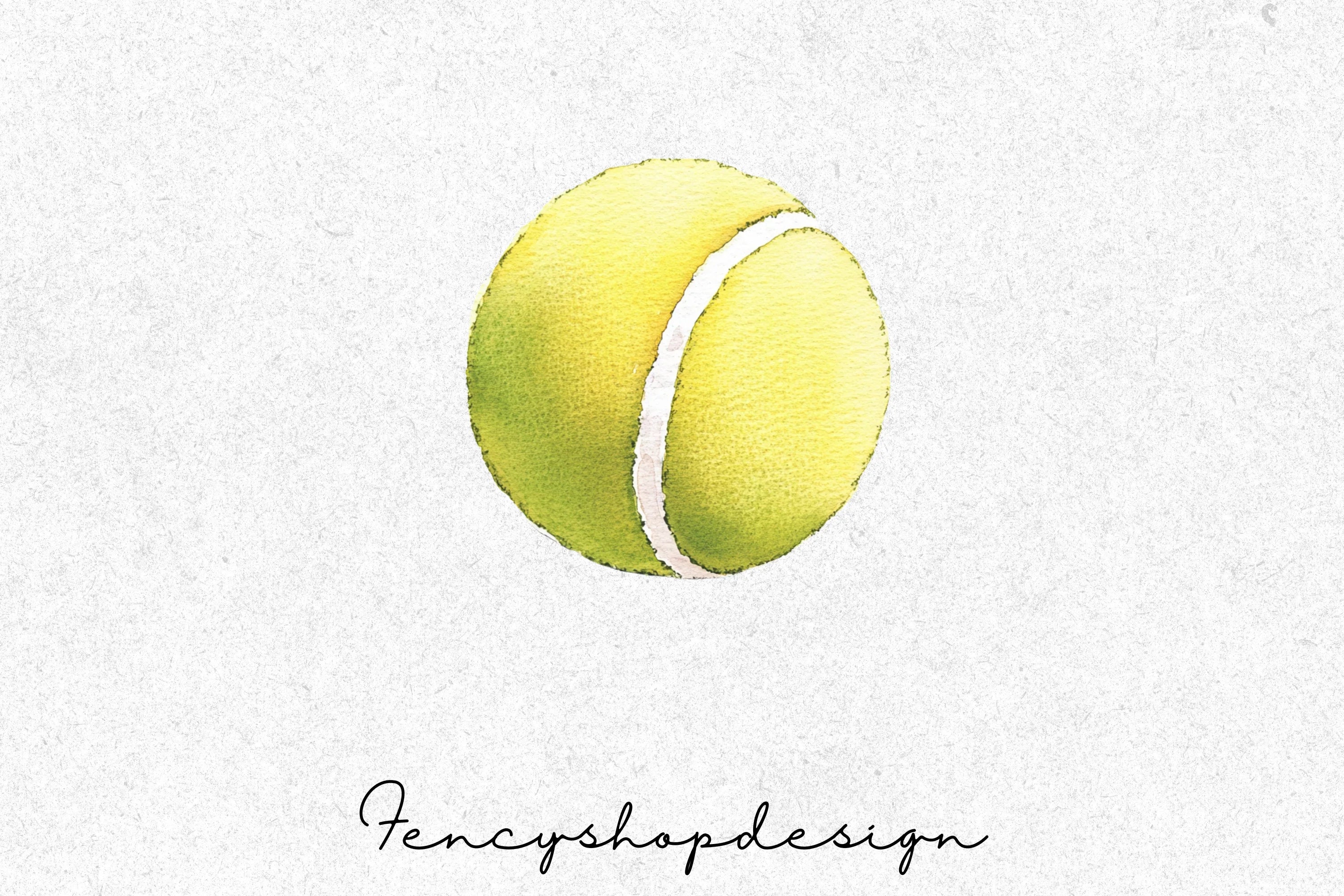 Tennis Ball Clipart Bundle