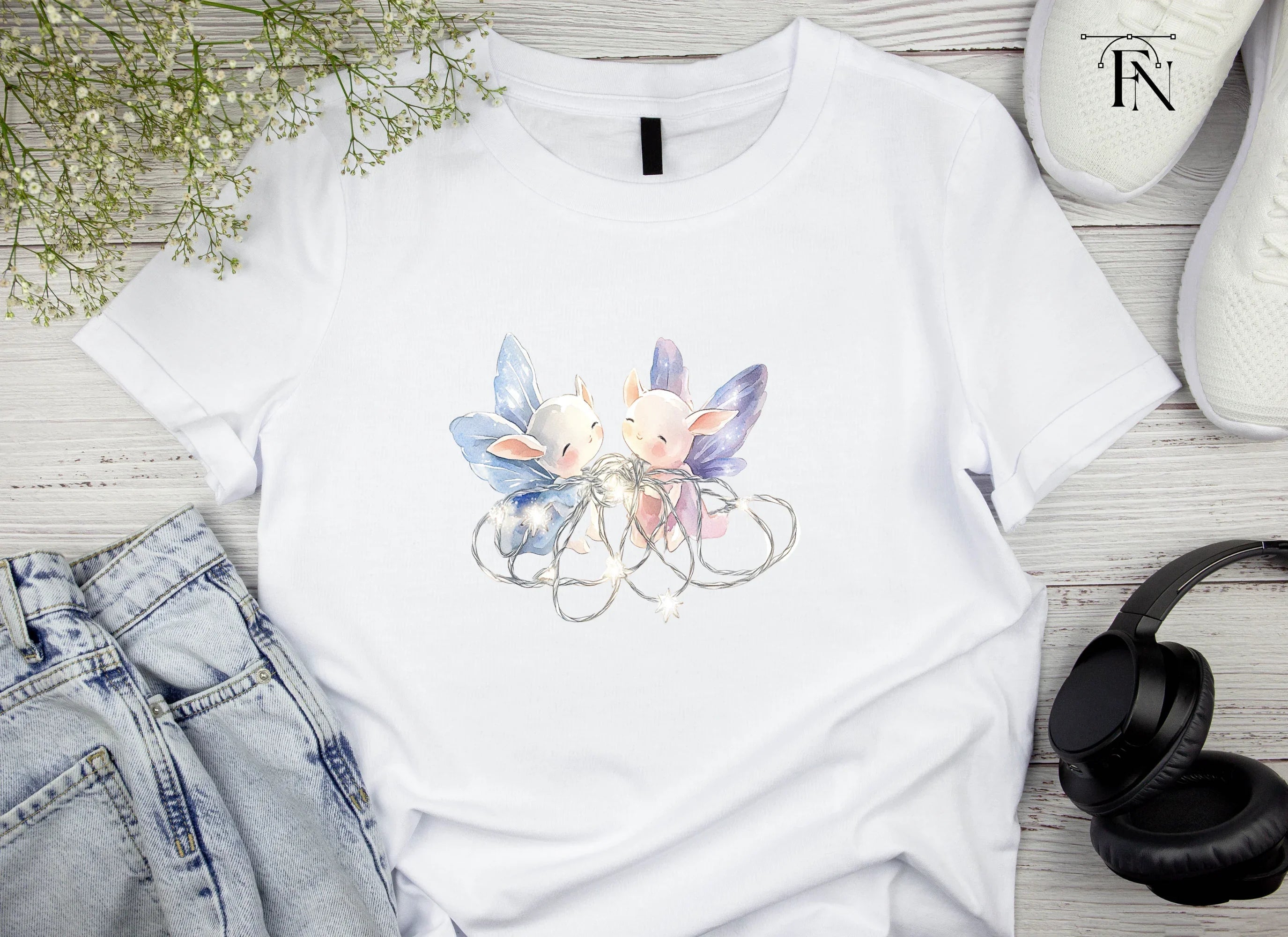Enchanted Fairy Lights Clipart Bundle
