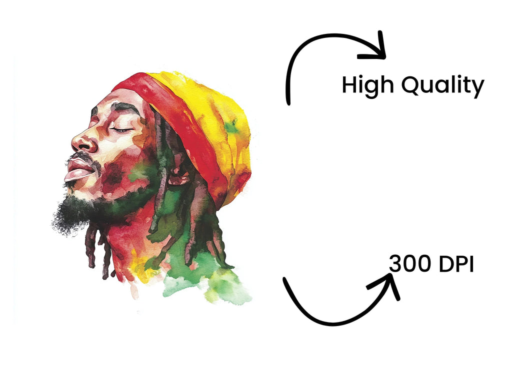 Reggae Man Clipart Bundle