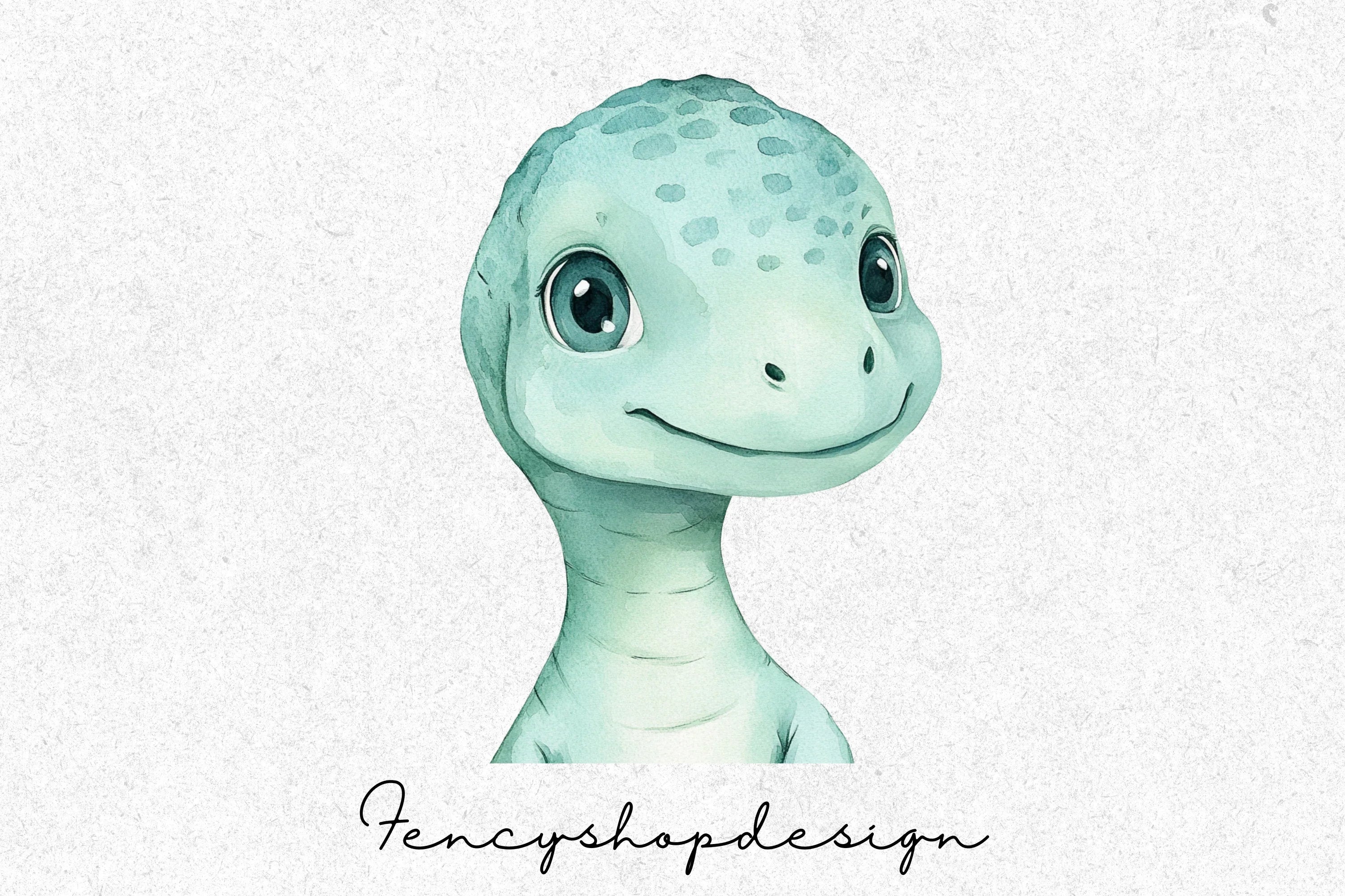 Cute Baby Dinosaur Clipart Bundle