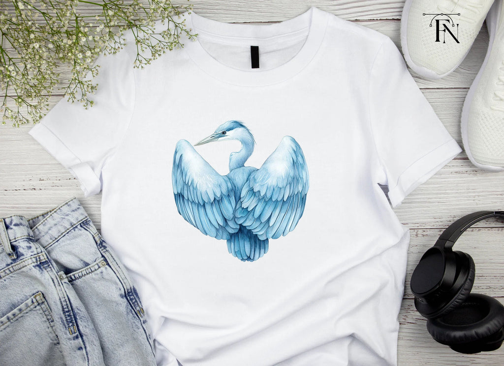 Graceful Blue Heron Clipart Bundle