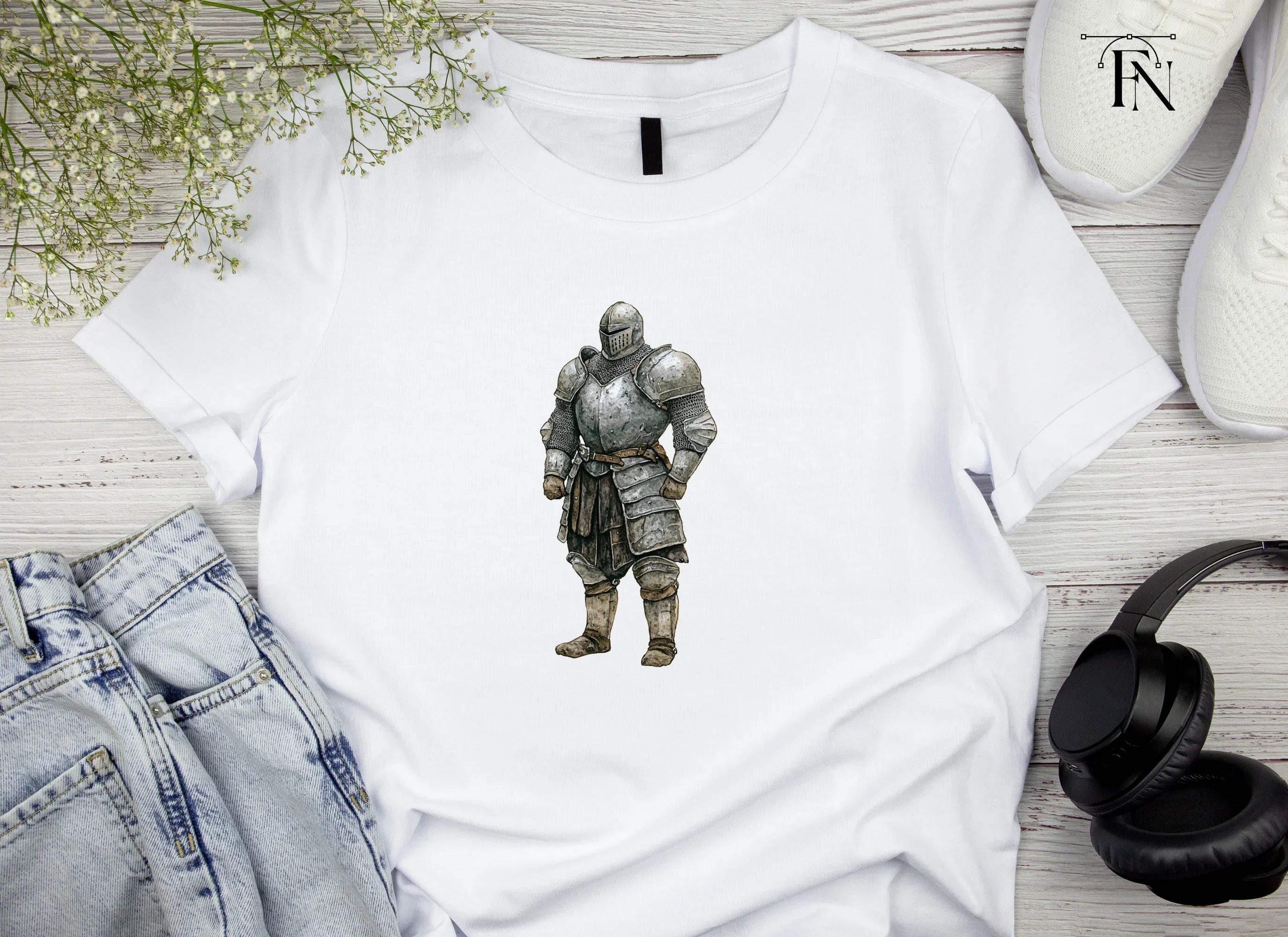 Medieval Knight Armor Clipart Bundle