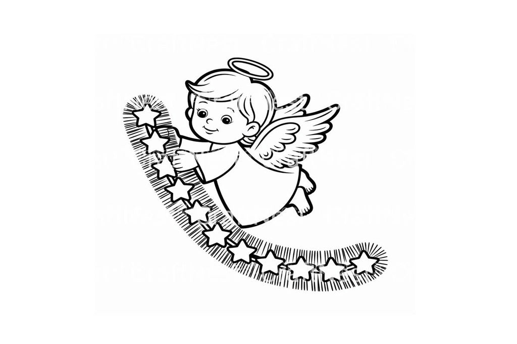 Cute Angelic ChoirFun Coloring Books