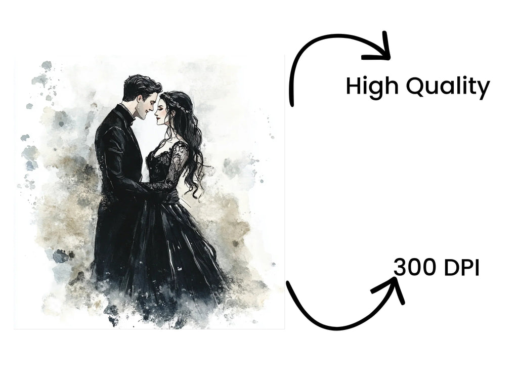 Gothic Romance Clipart Bundle