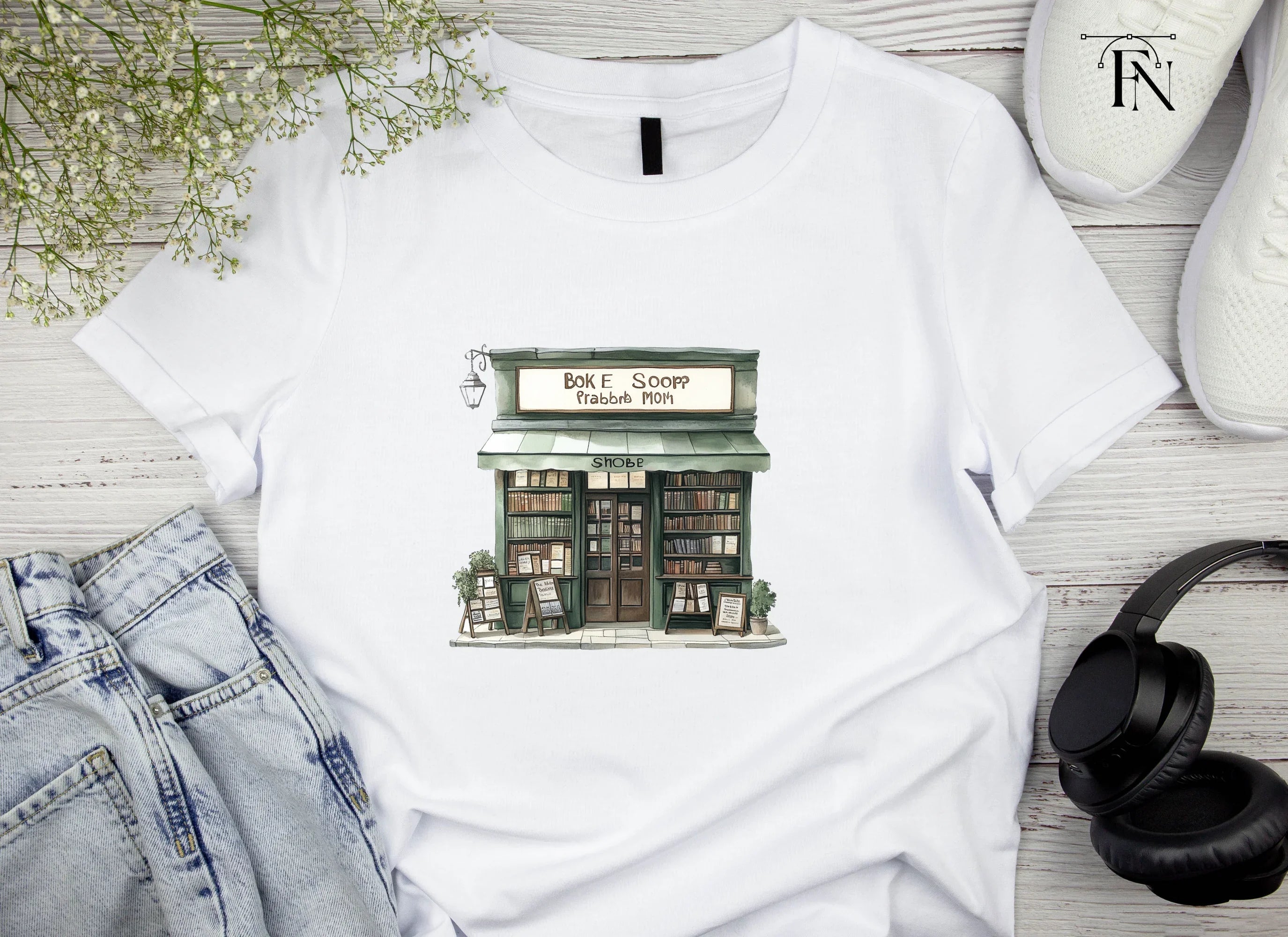 Charming Vintage Bookstore Clipart Bundle