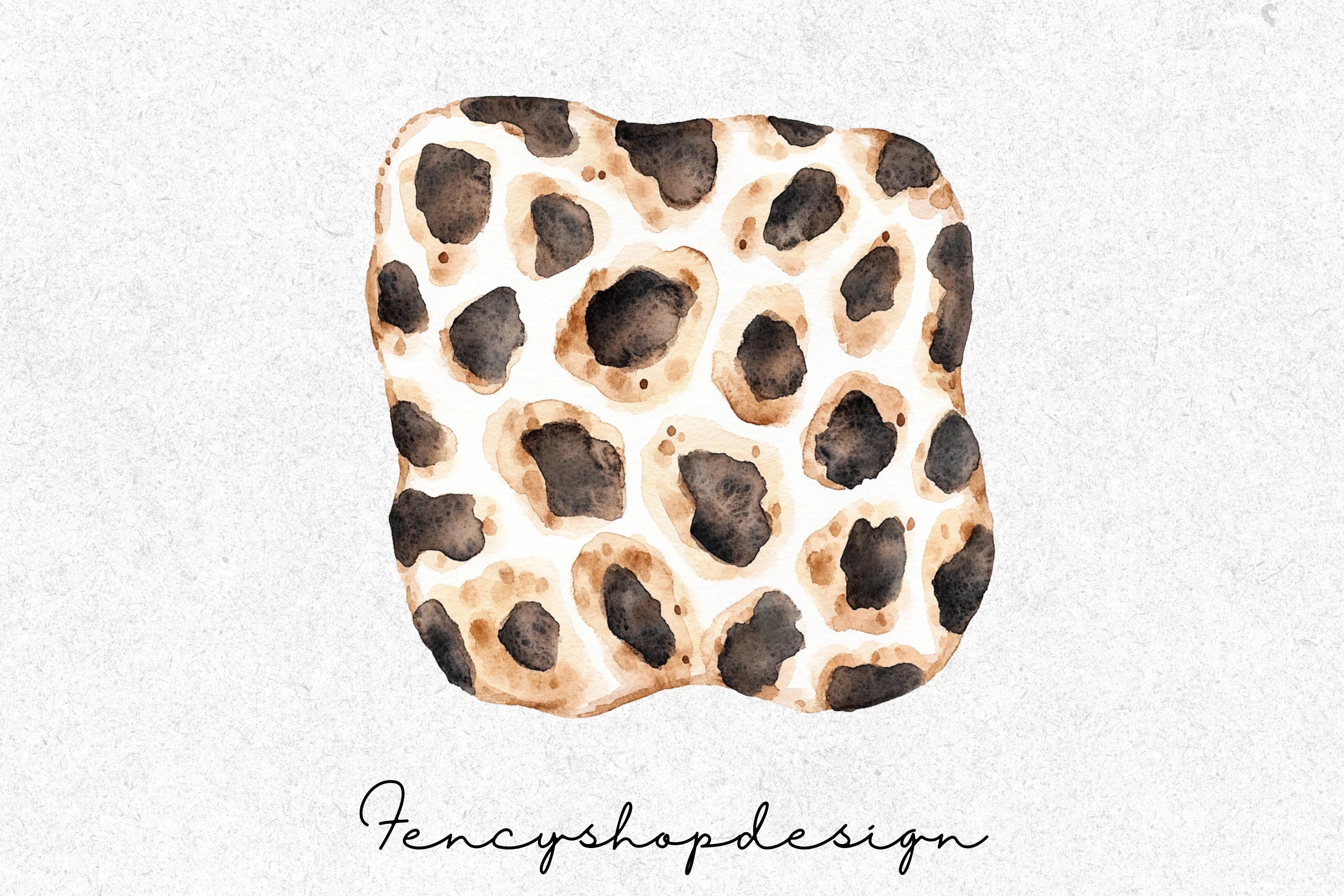Wild Leopard Clipart Bundle