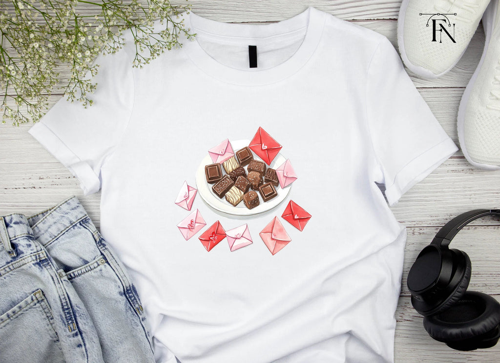 Chocolates and Love Notes Clipart Bundle