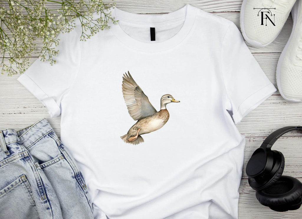 Flying Mallard Duck Clipart Bundle