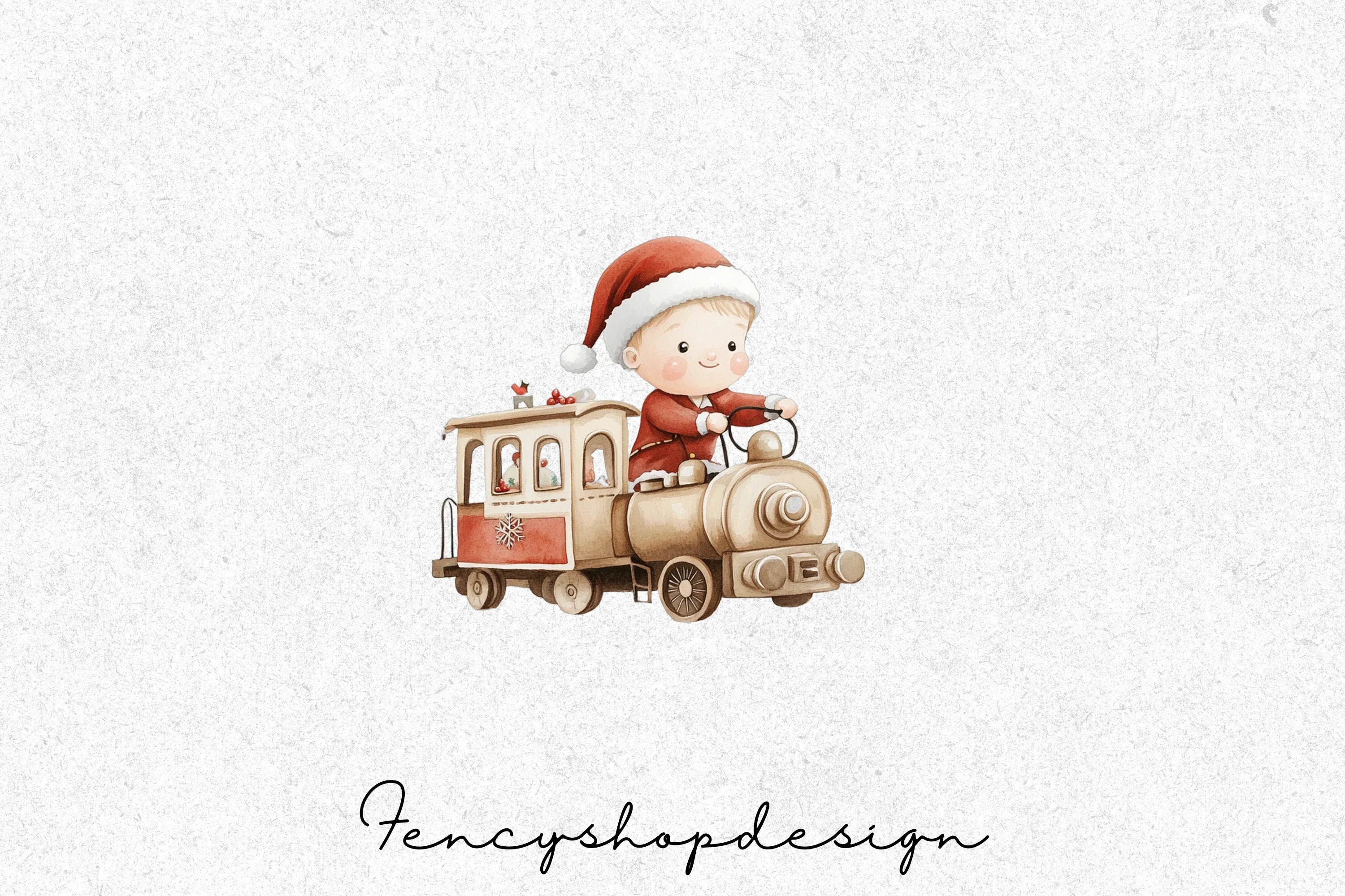 Christmas Astronaut Babies Clipart Bundle