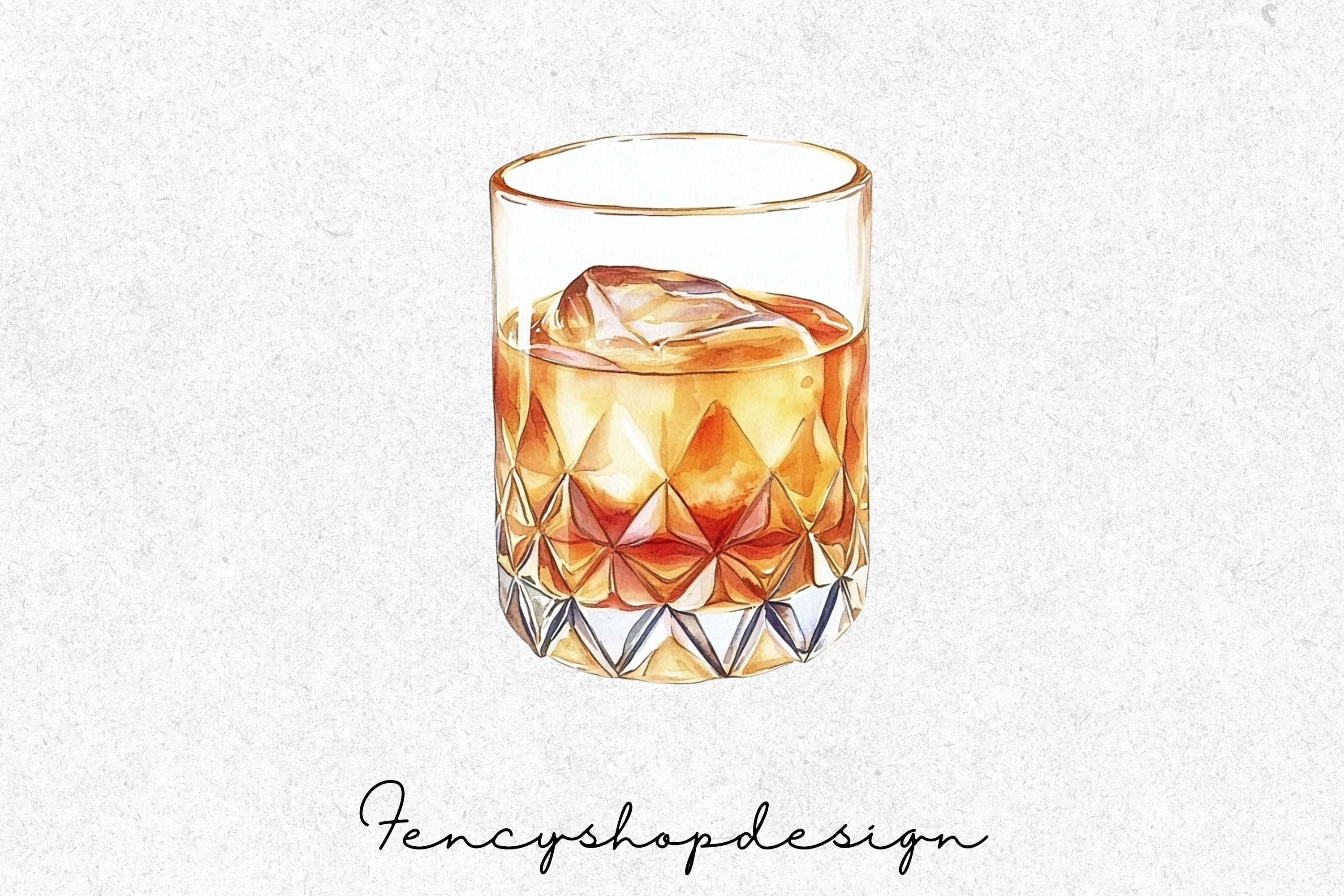 Whiskey Bourbon Clipart Bundle