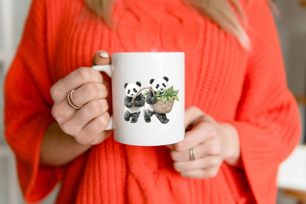 Cute Panda Bear Picnic Clipart Bundle