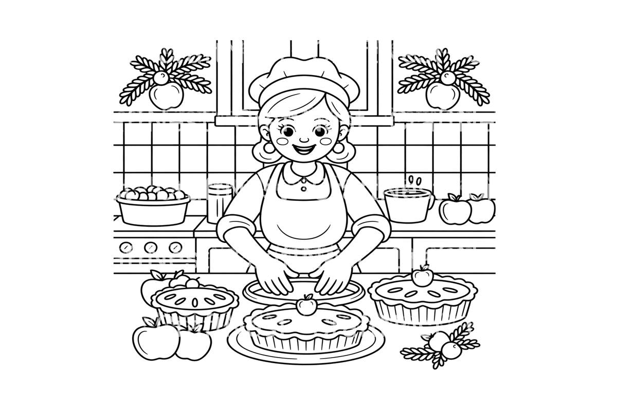 Baking Day Fun Coloring Books