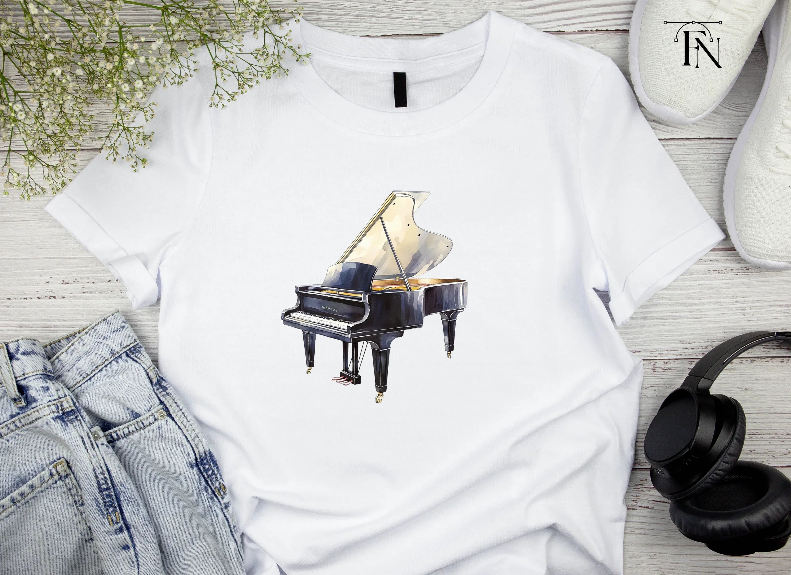 Grand Piano Clipart Bundle