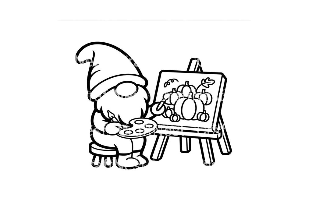 Gnome Artists Coloring Books
